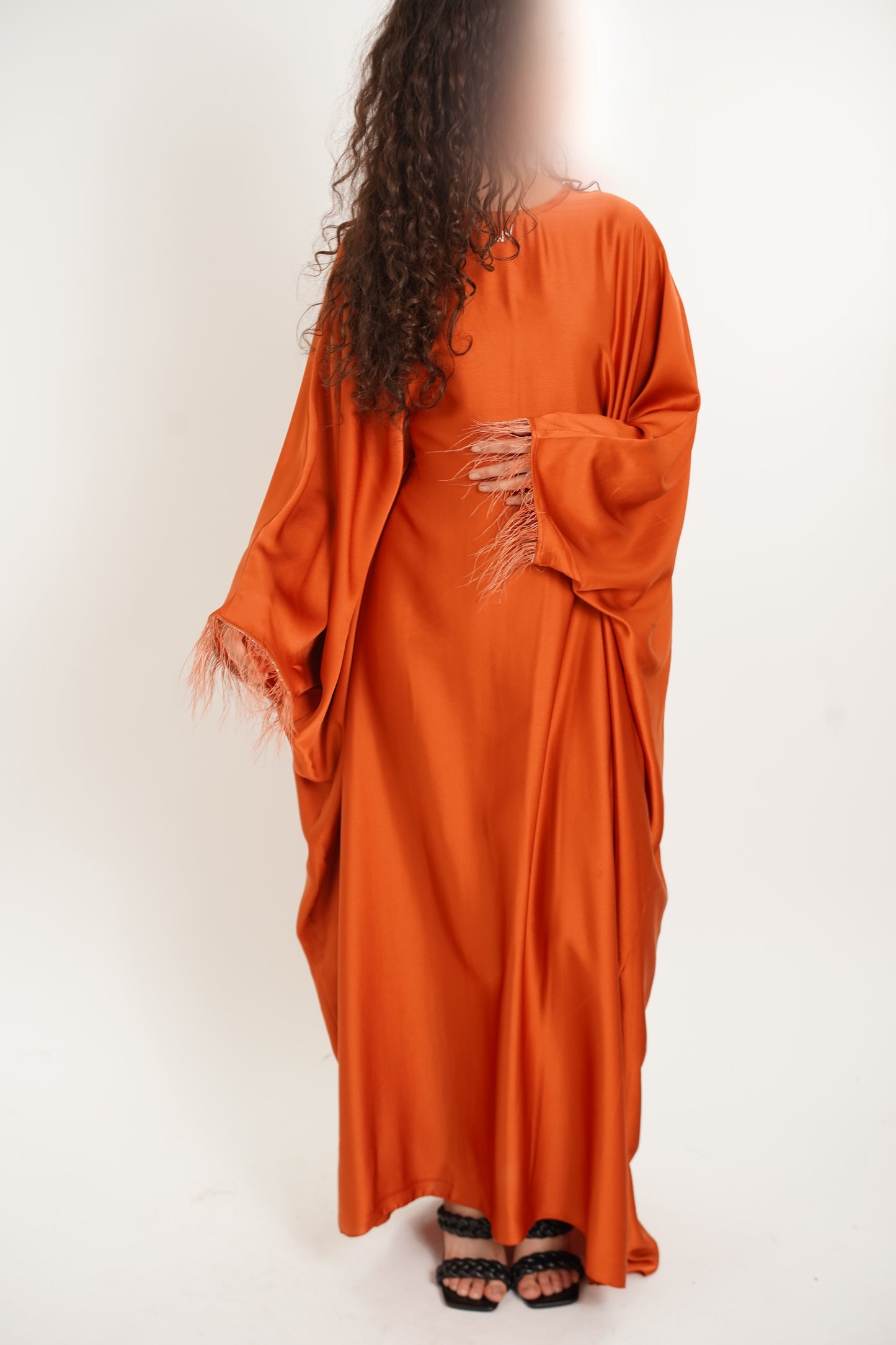 Robe zeyneb orange