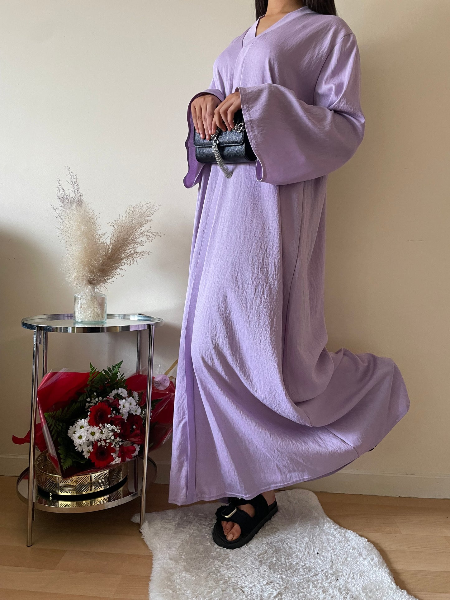 Abaya Emma violet pastels