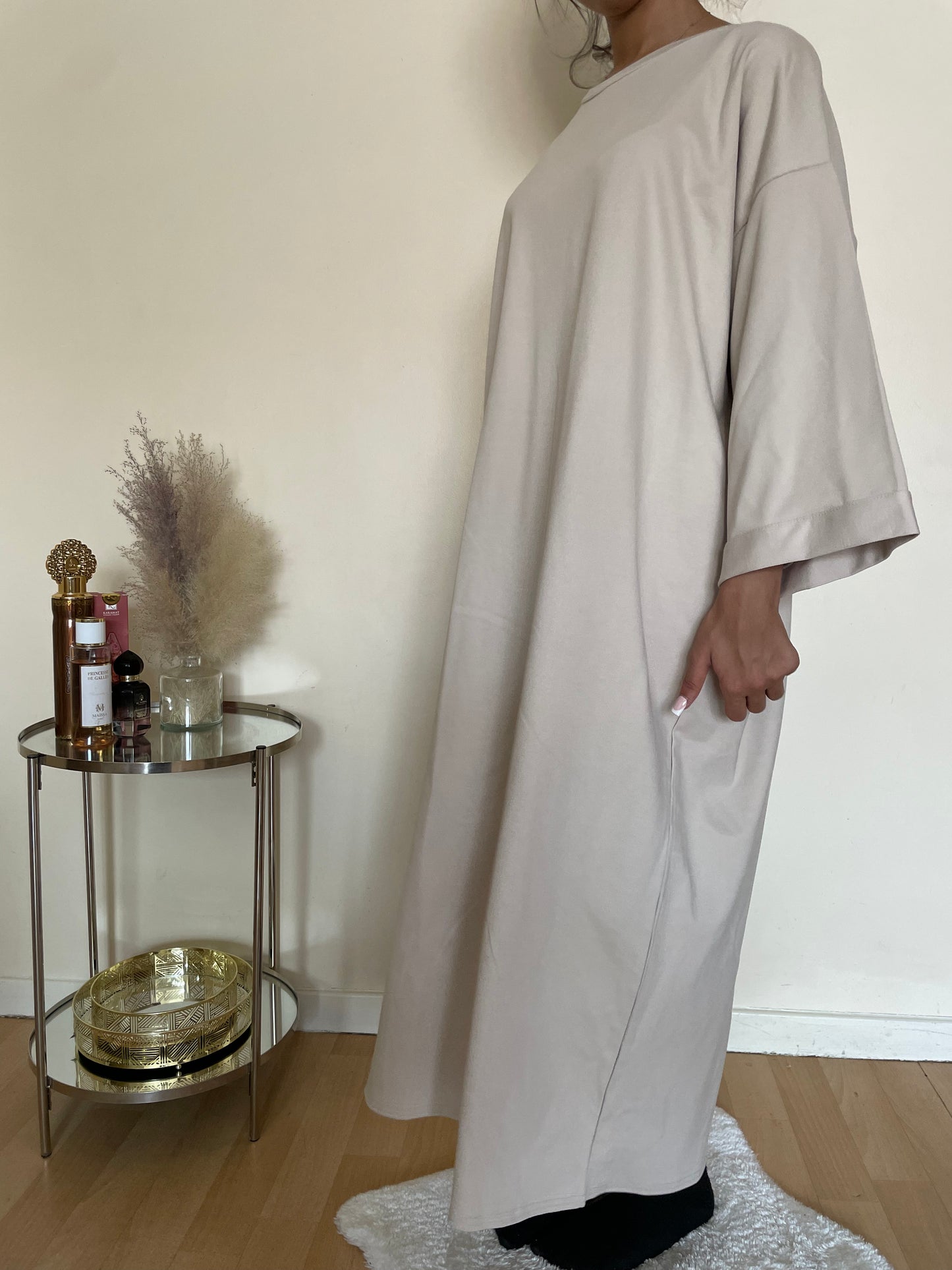 Robe Nessayem beige clair