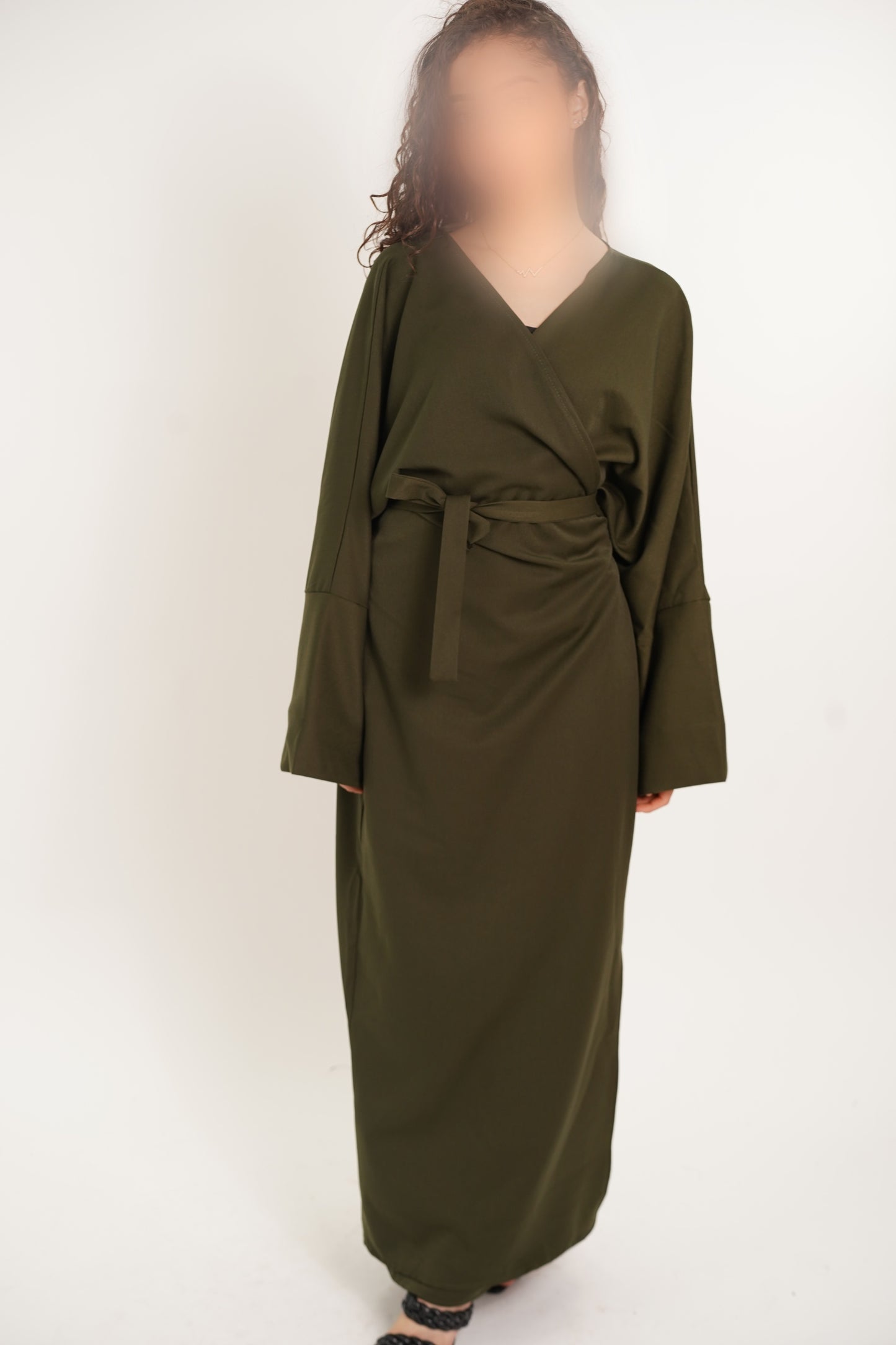 Robe Aya vert kaki