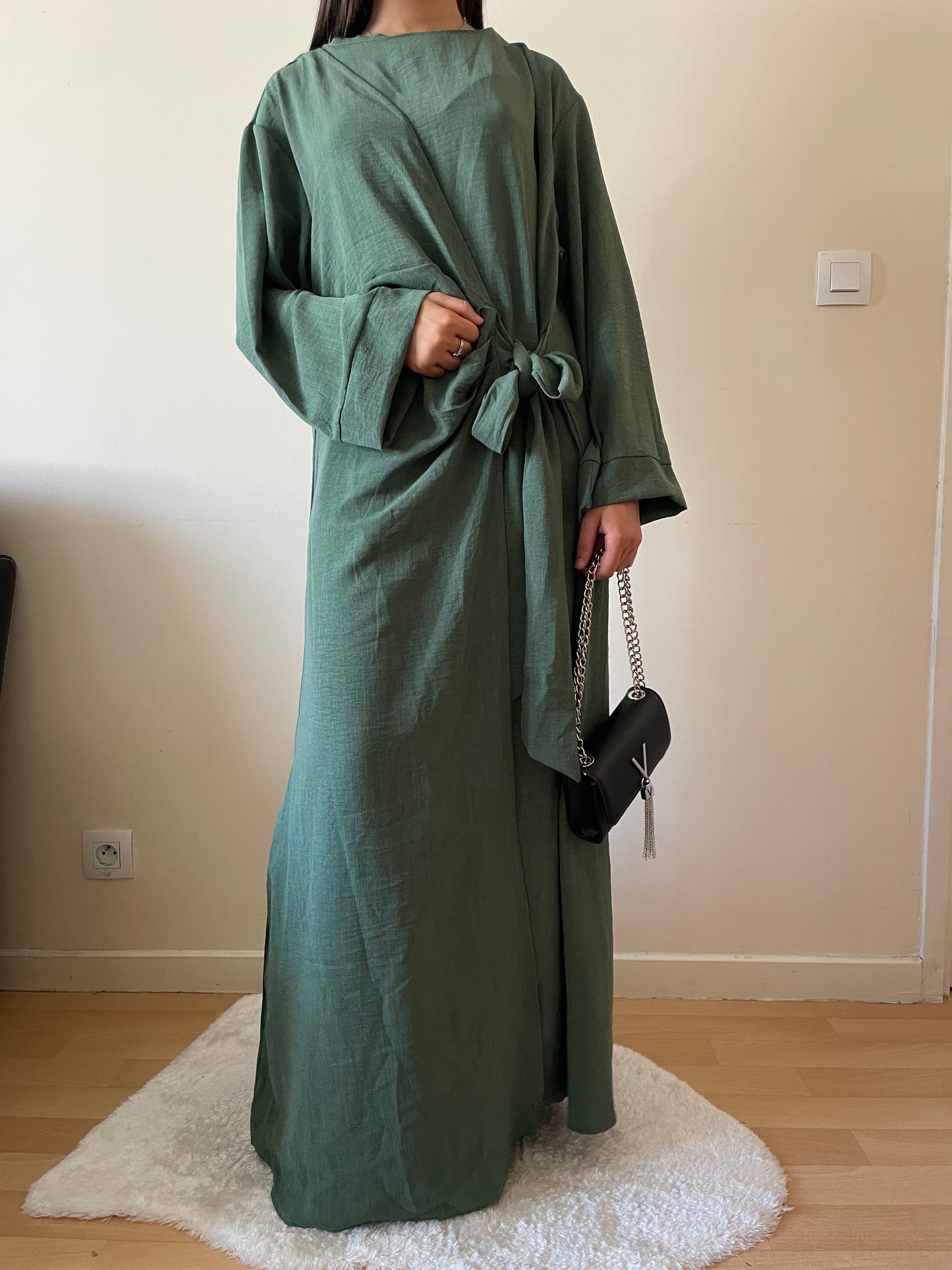 Abaya Hana vert kaki