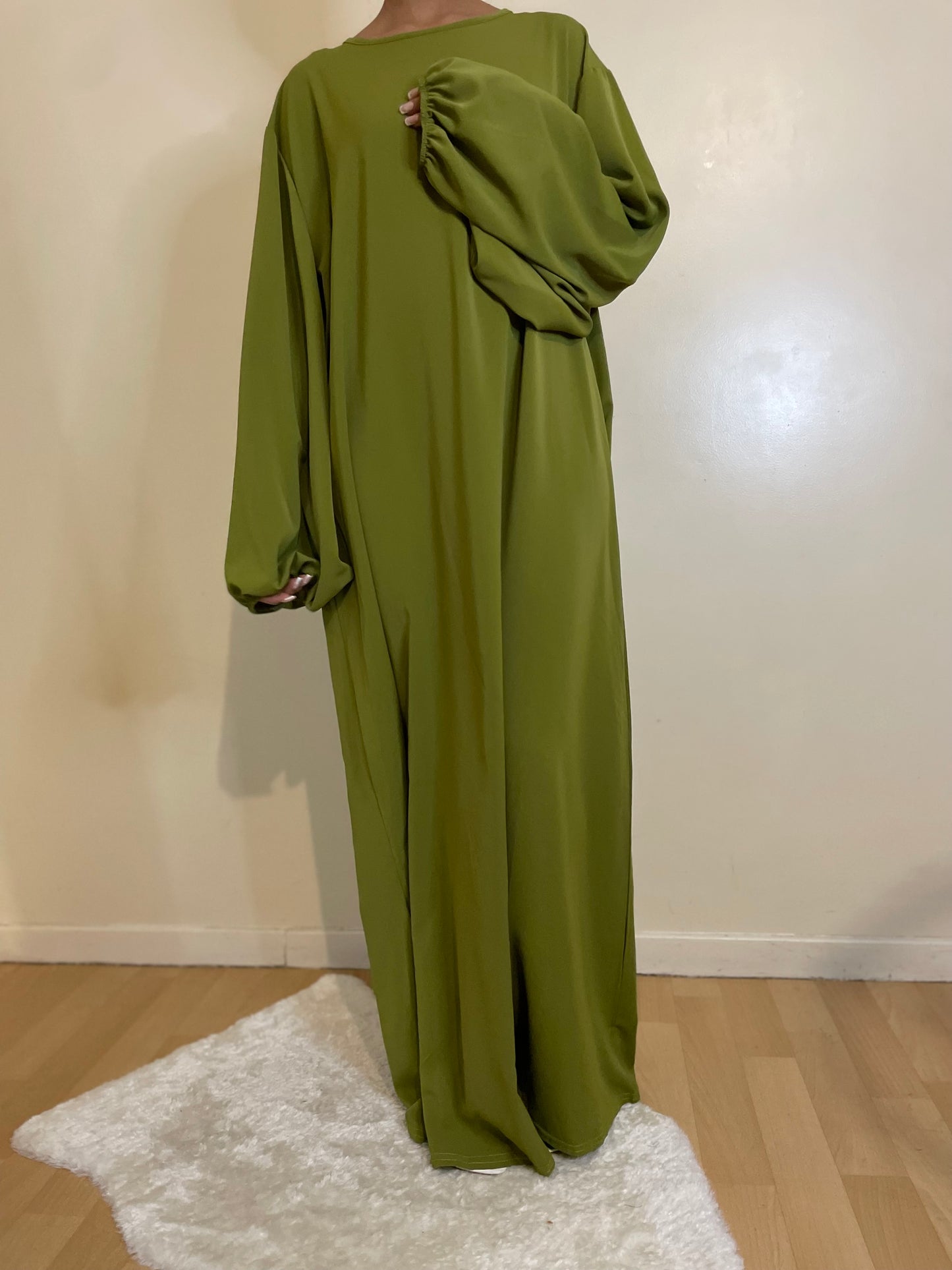 Abaya Aïda vert pistache