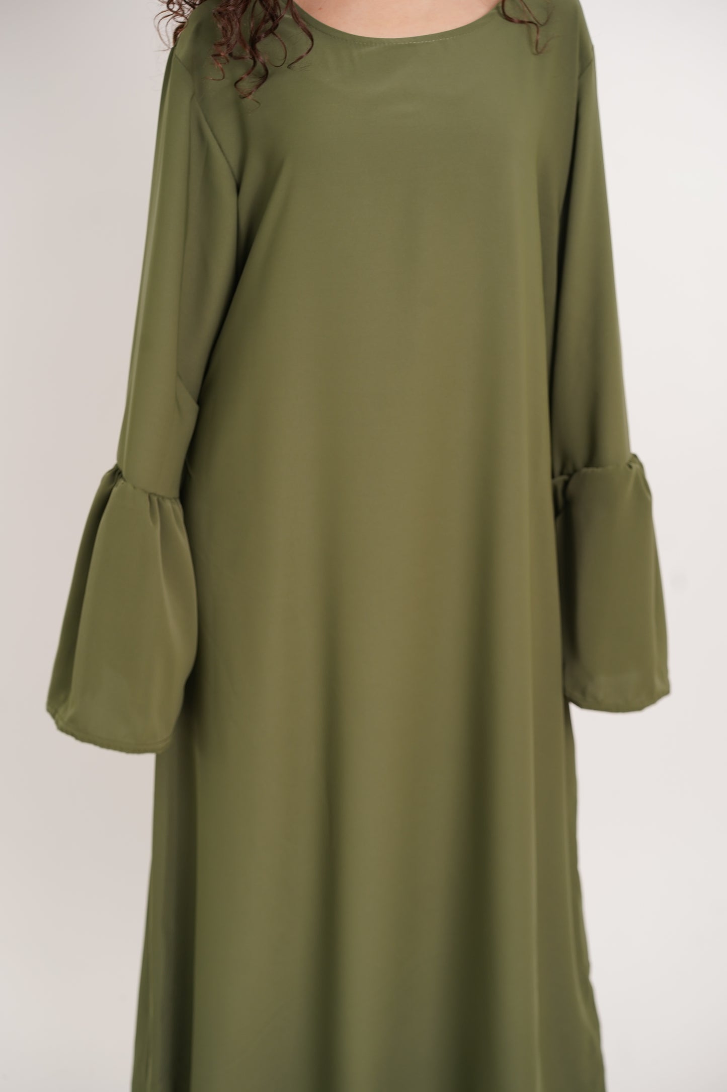 Abaya Hafsa vert kaki