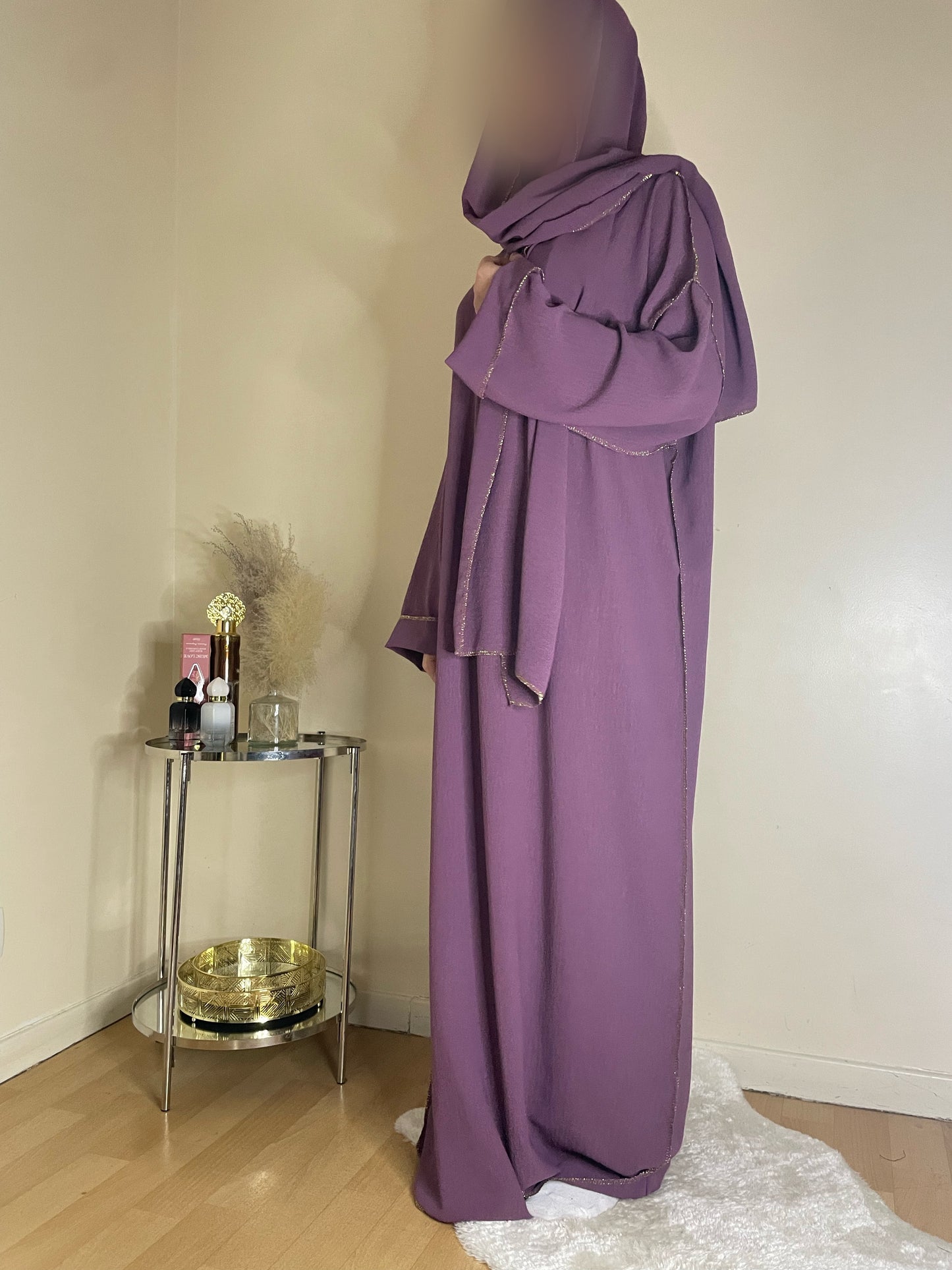 Abaya Samira rose