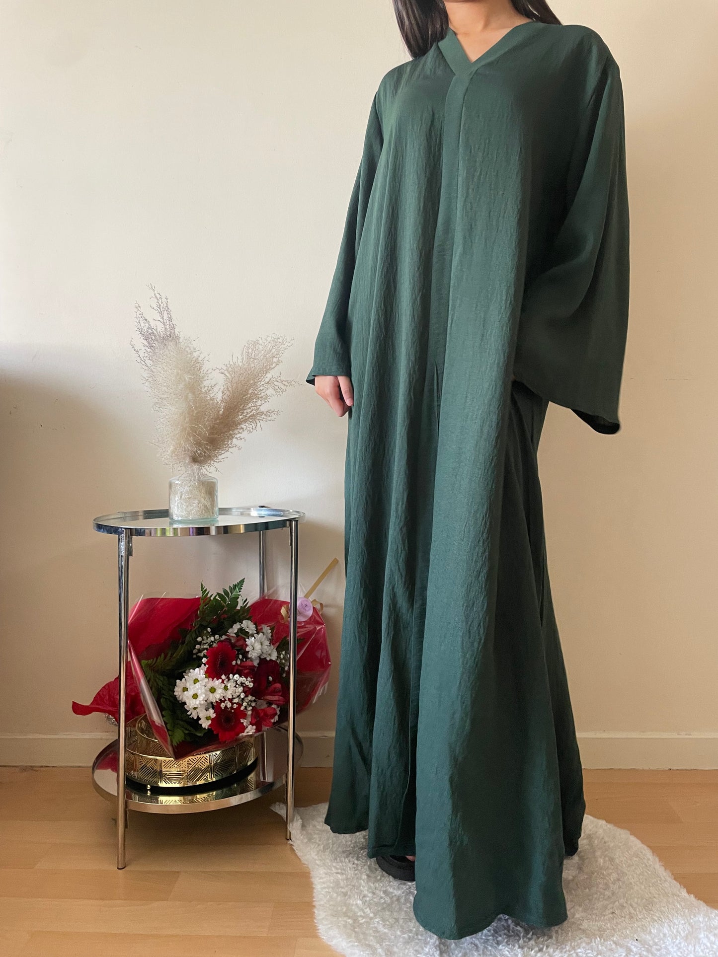 Abaya Emma vert forêt