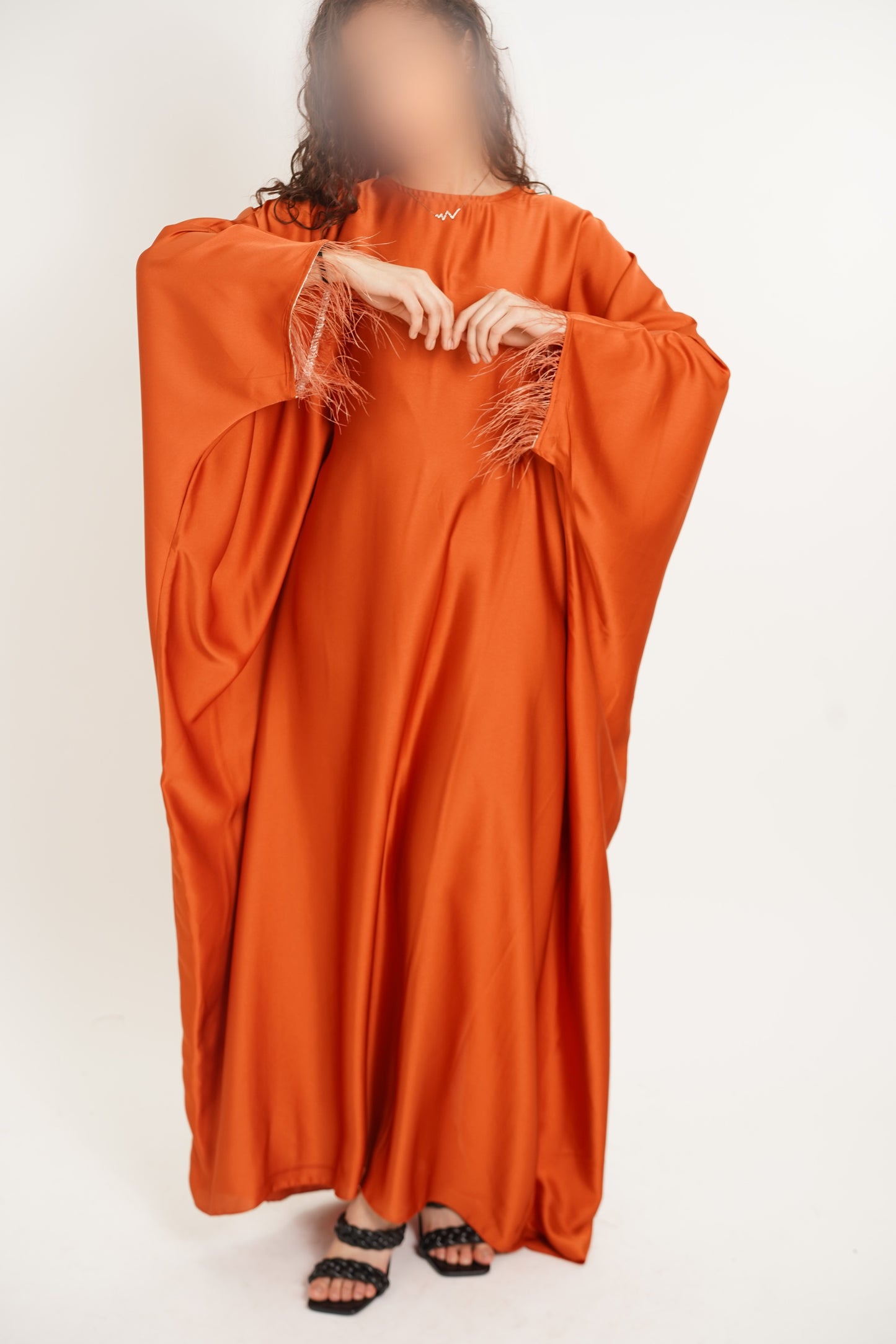 Robe zeyneb orange