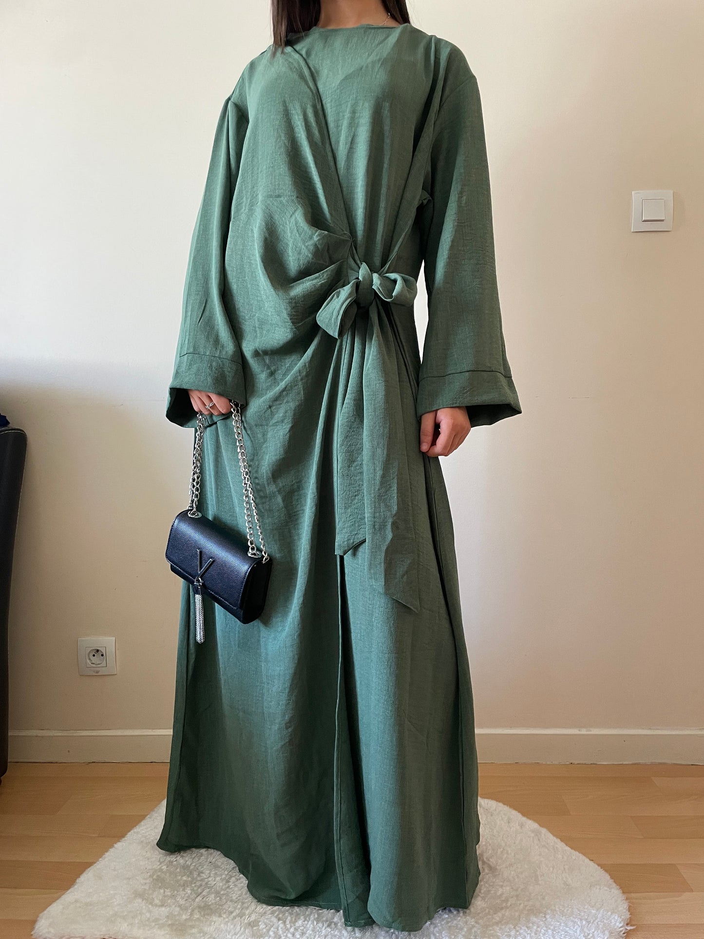 Abaya Hana vert kaki