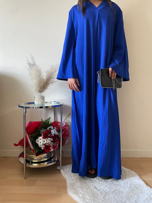 Abaya Emma bleu roi