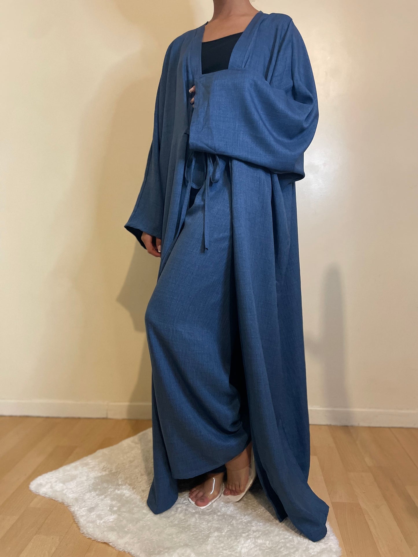 Ensemble Halima bleu fonce