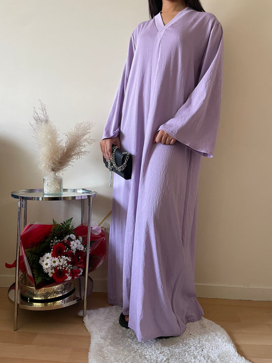 Abaya Emma violet pastels