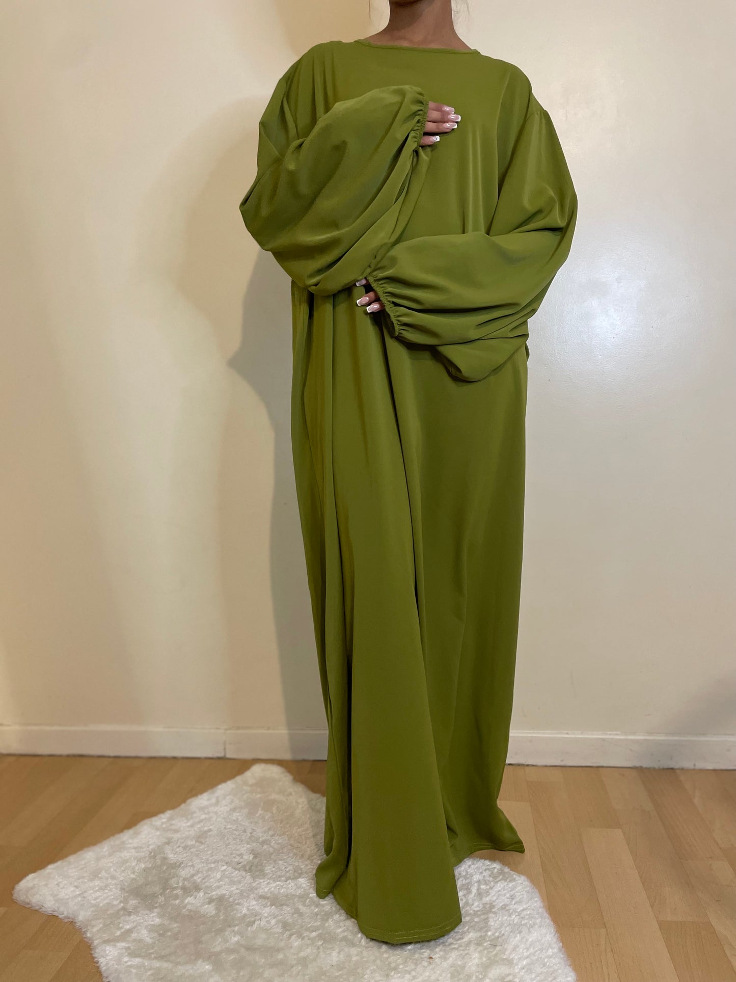 Abaya Aïda vert pistache