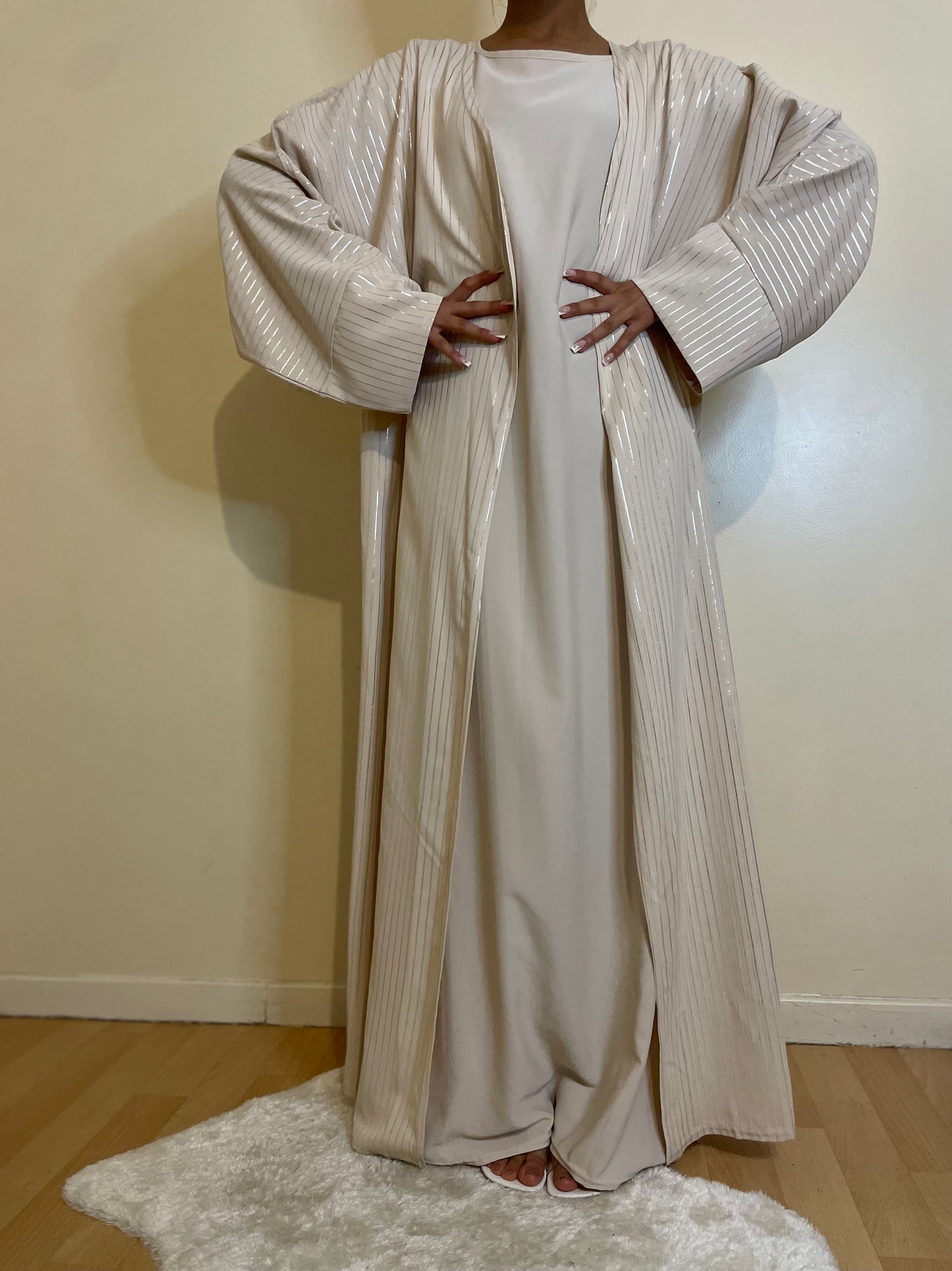 Ensemble kimono kheïna beige