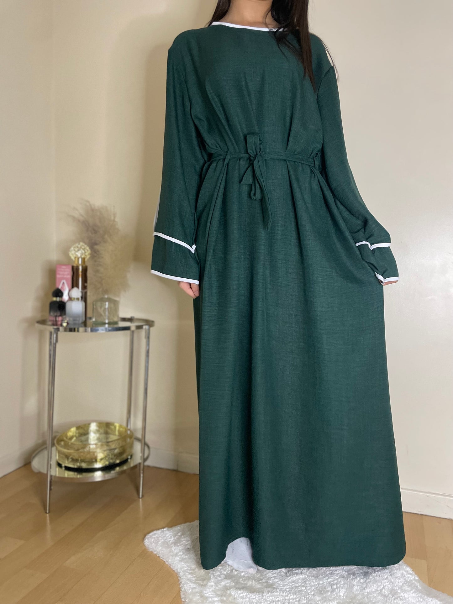 Abaya Samia vert forêt