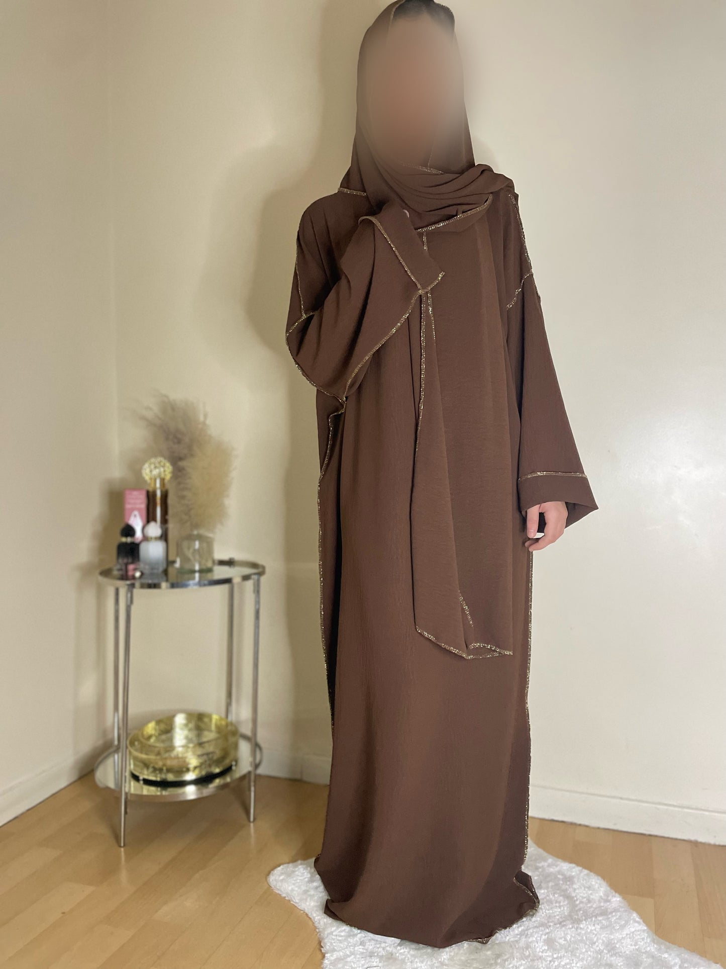 Abaya Samira marrons