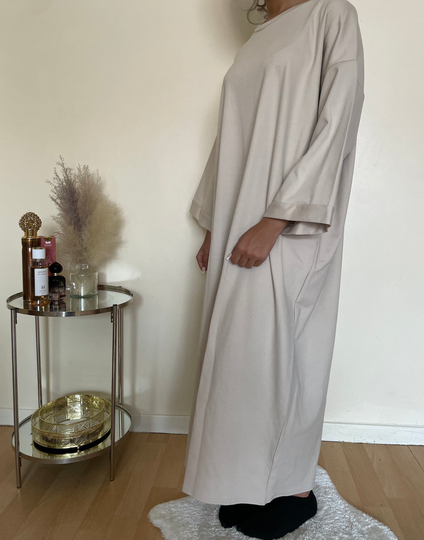 Robe Nessayem beige clair