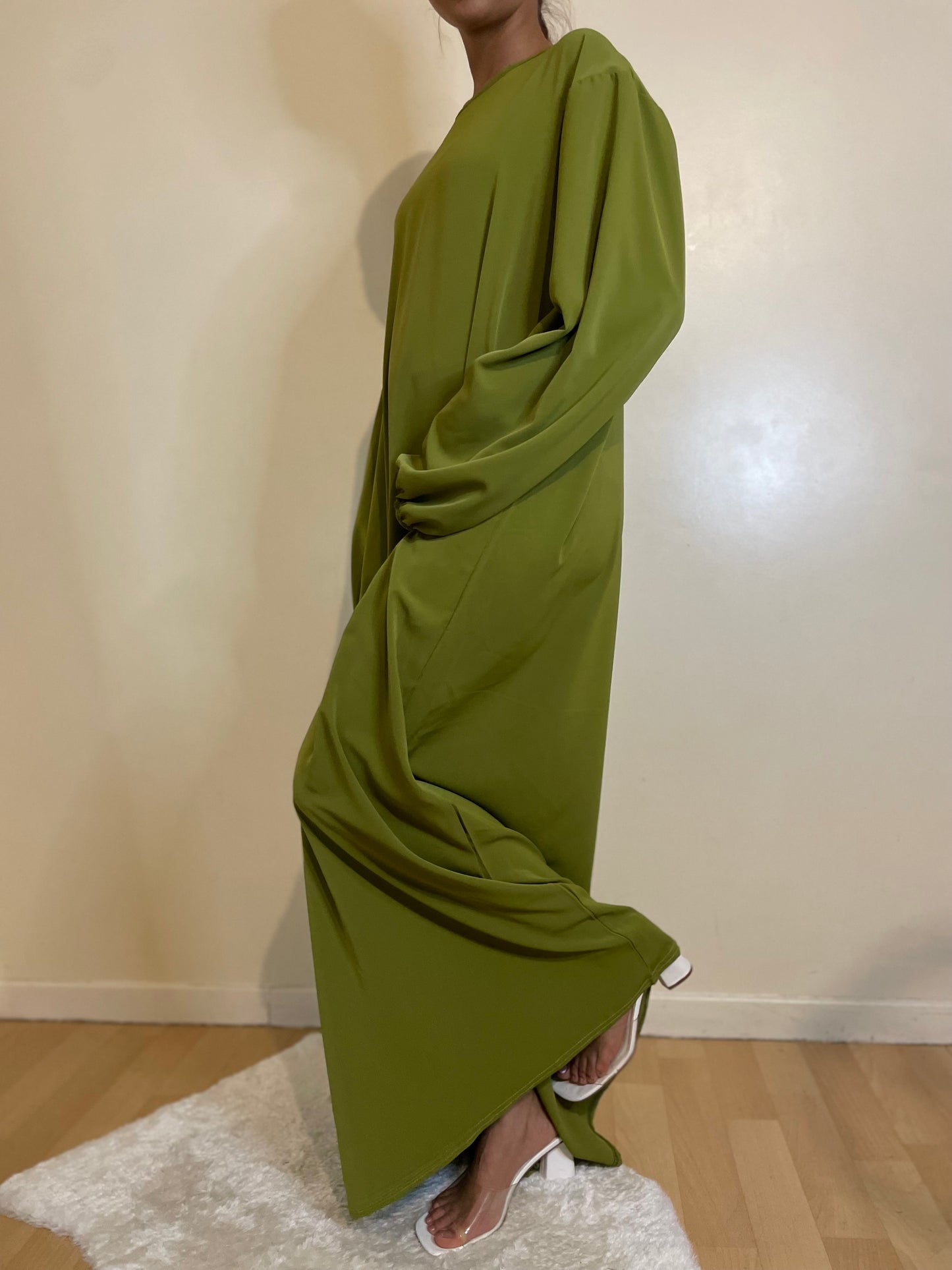 Abaya Aïda vert pistache