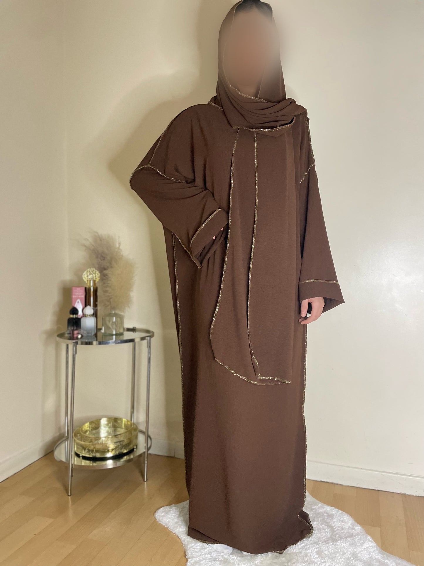 Abaya Samira marrons