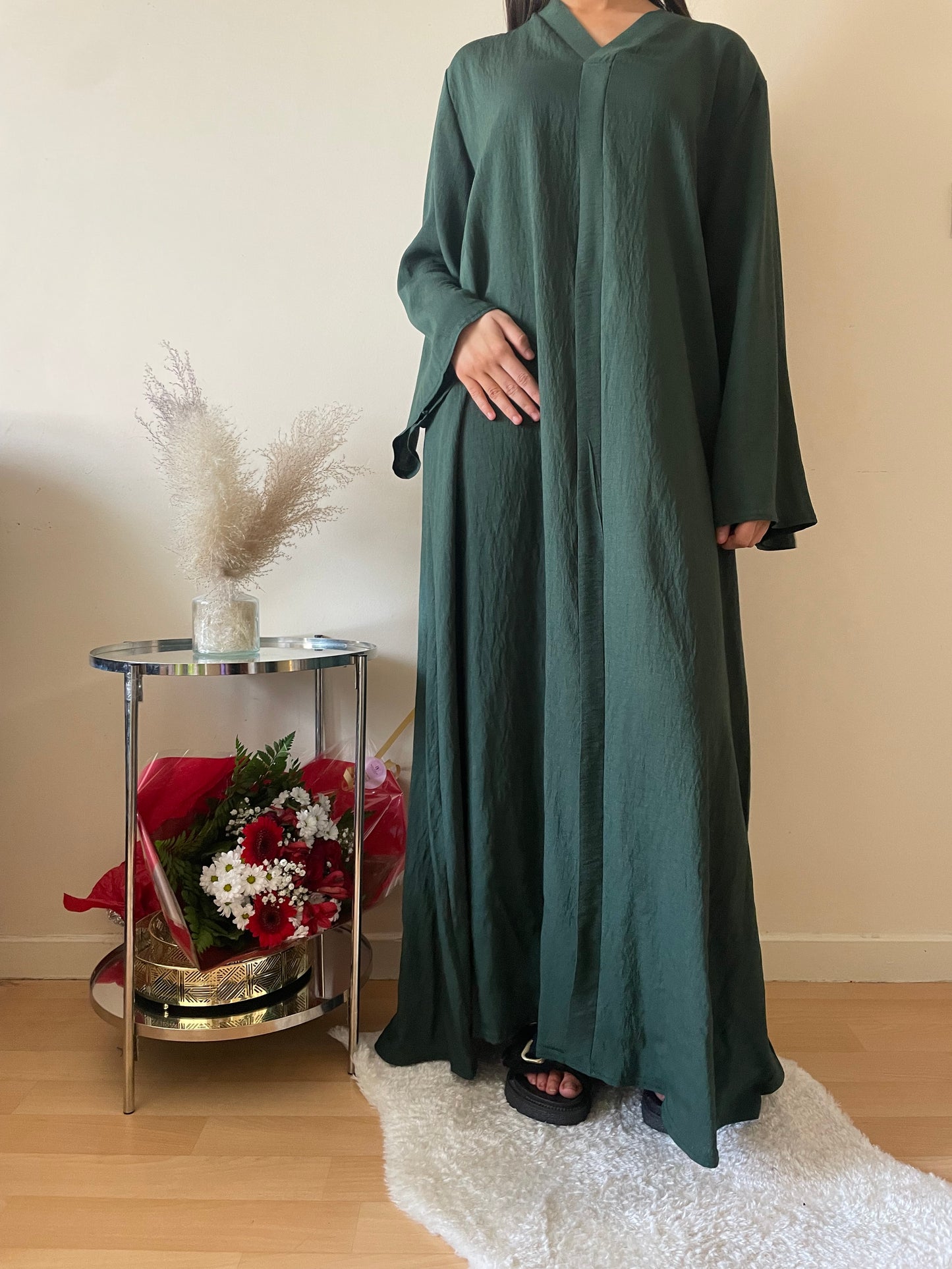 Abaya Emma vert forêt