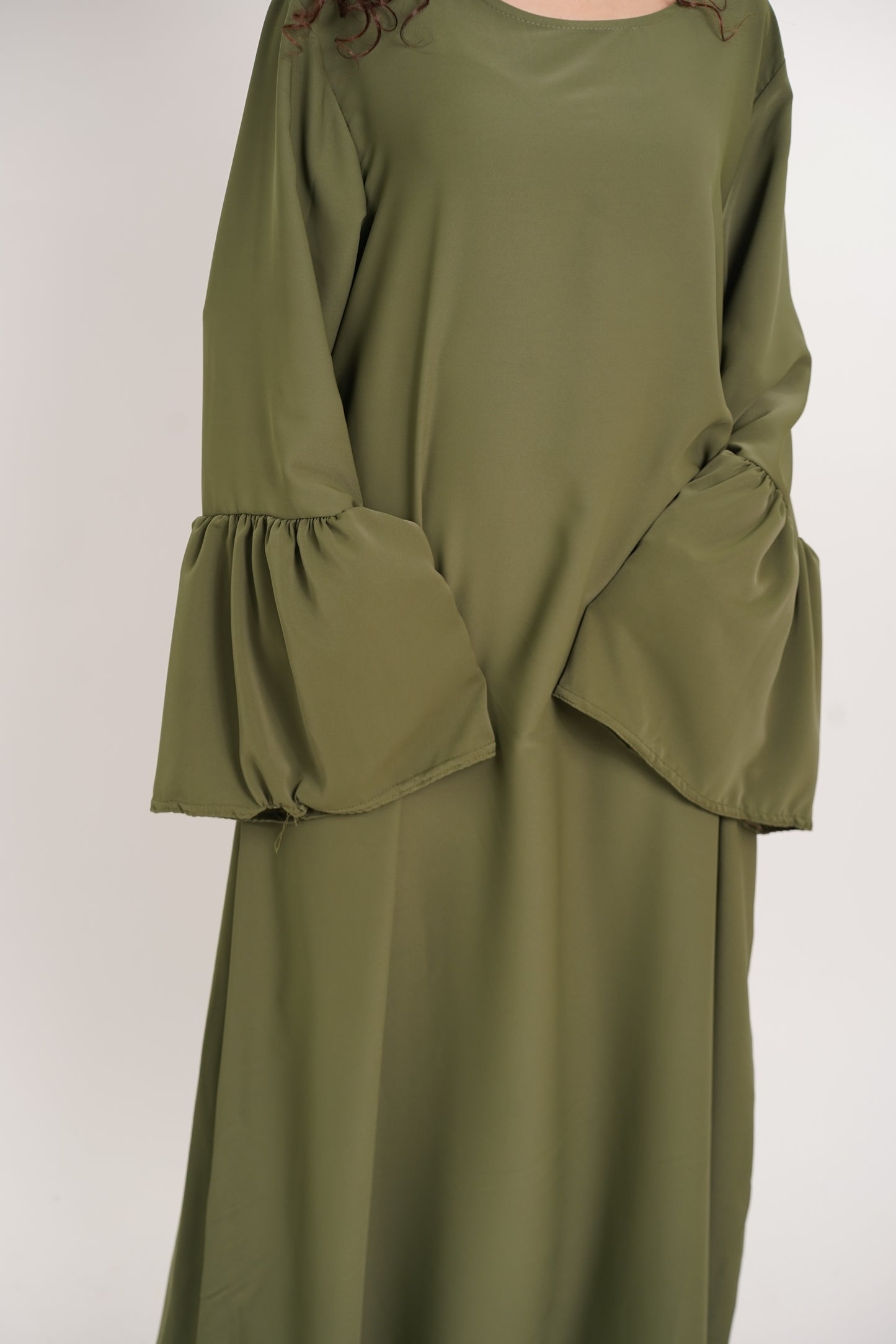 Abaya Hafsa vert kaki