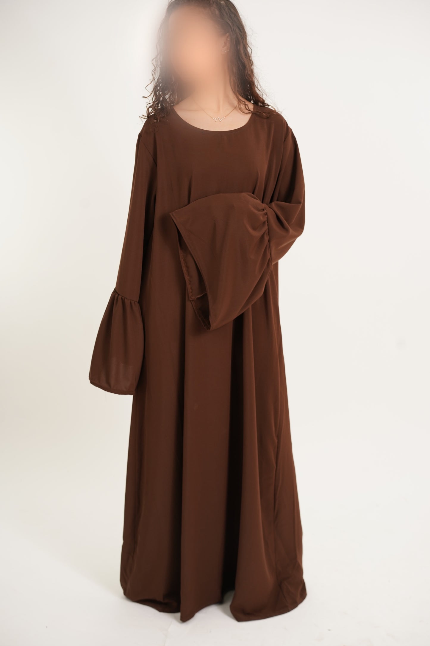 Abaya Hafsa marrons