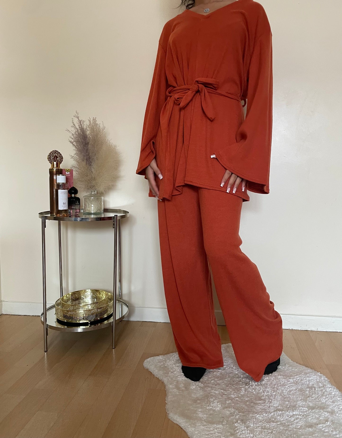 Ensemble Farah orange