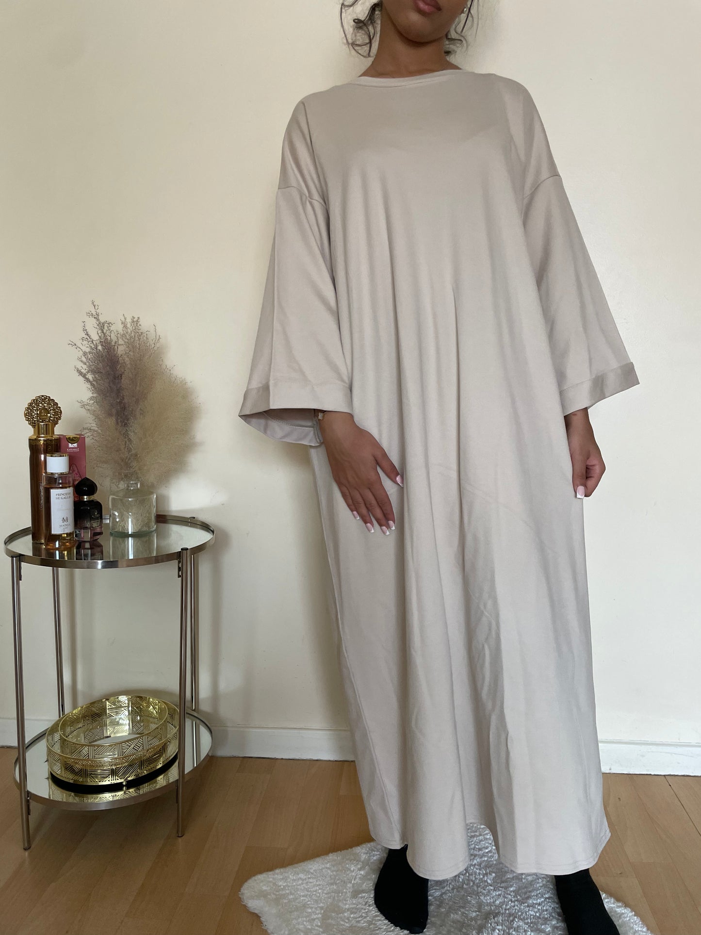 Robe Nessayem beige clair