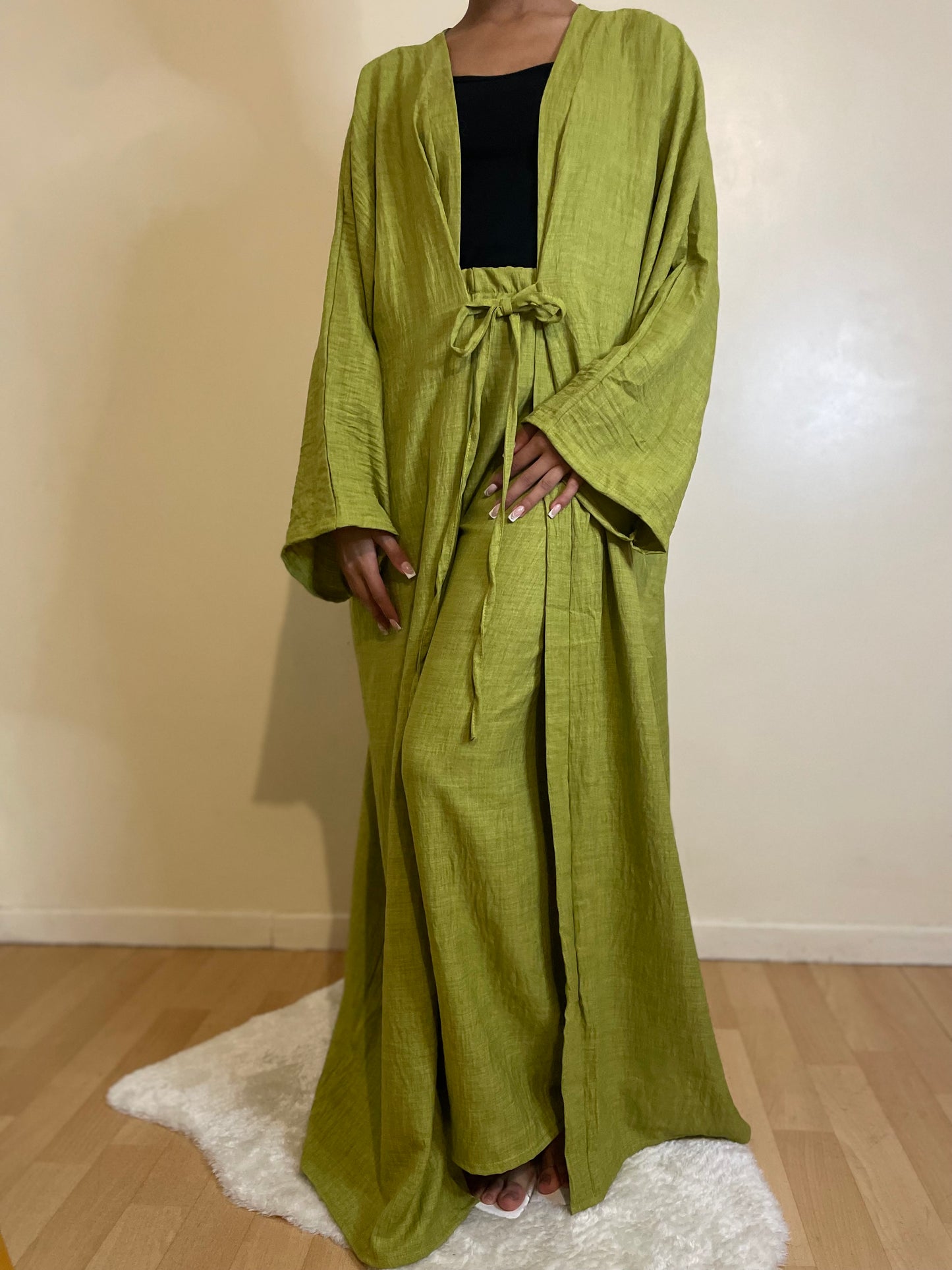 Ensemble Halima vert pistache