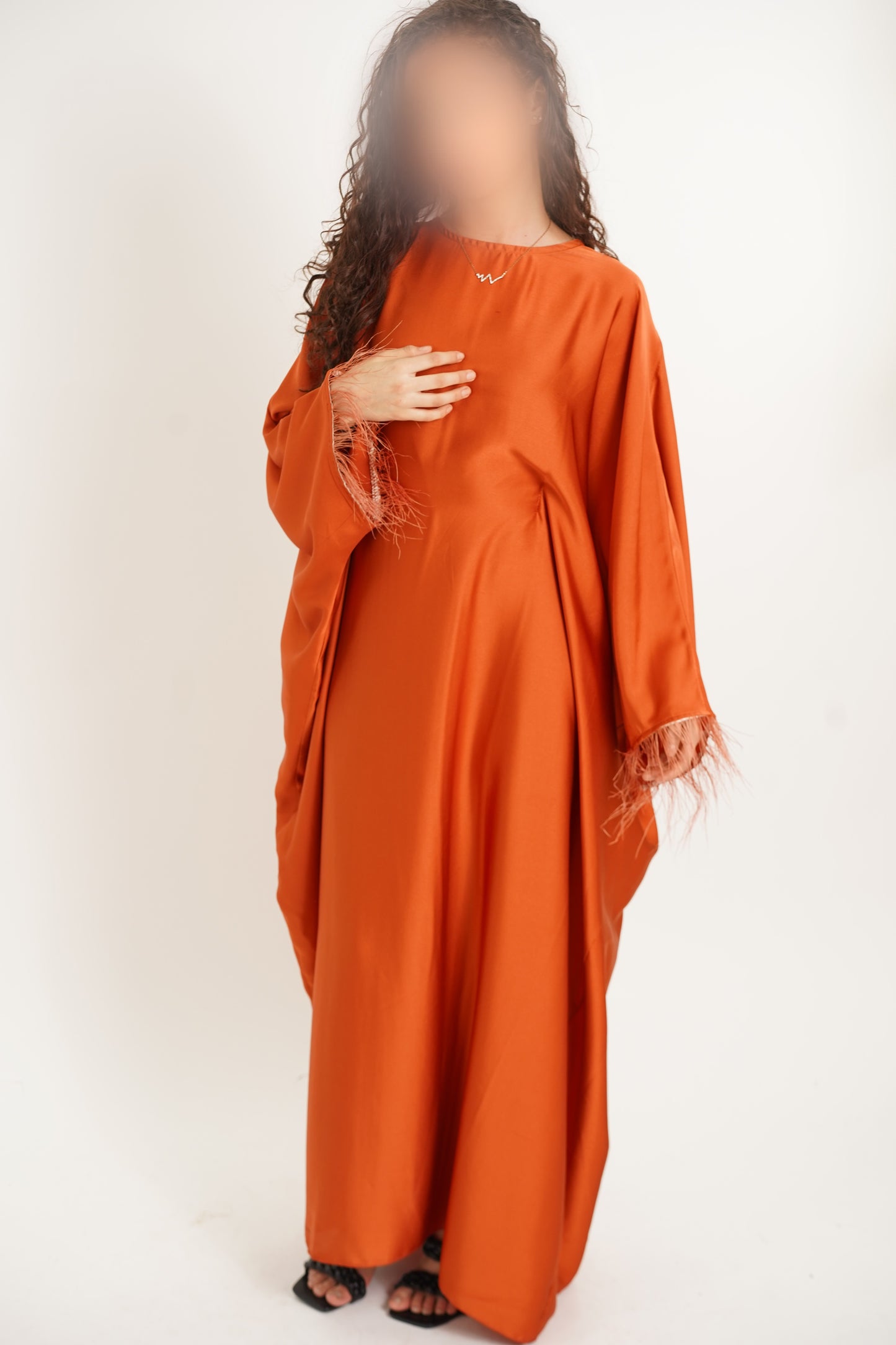 Robe zeyneb orange