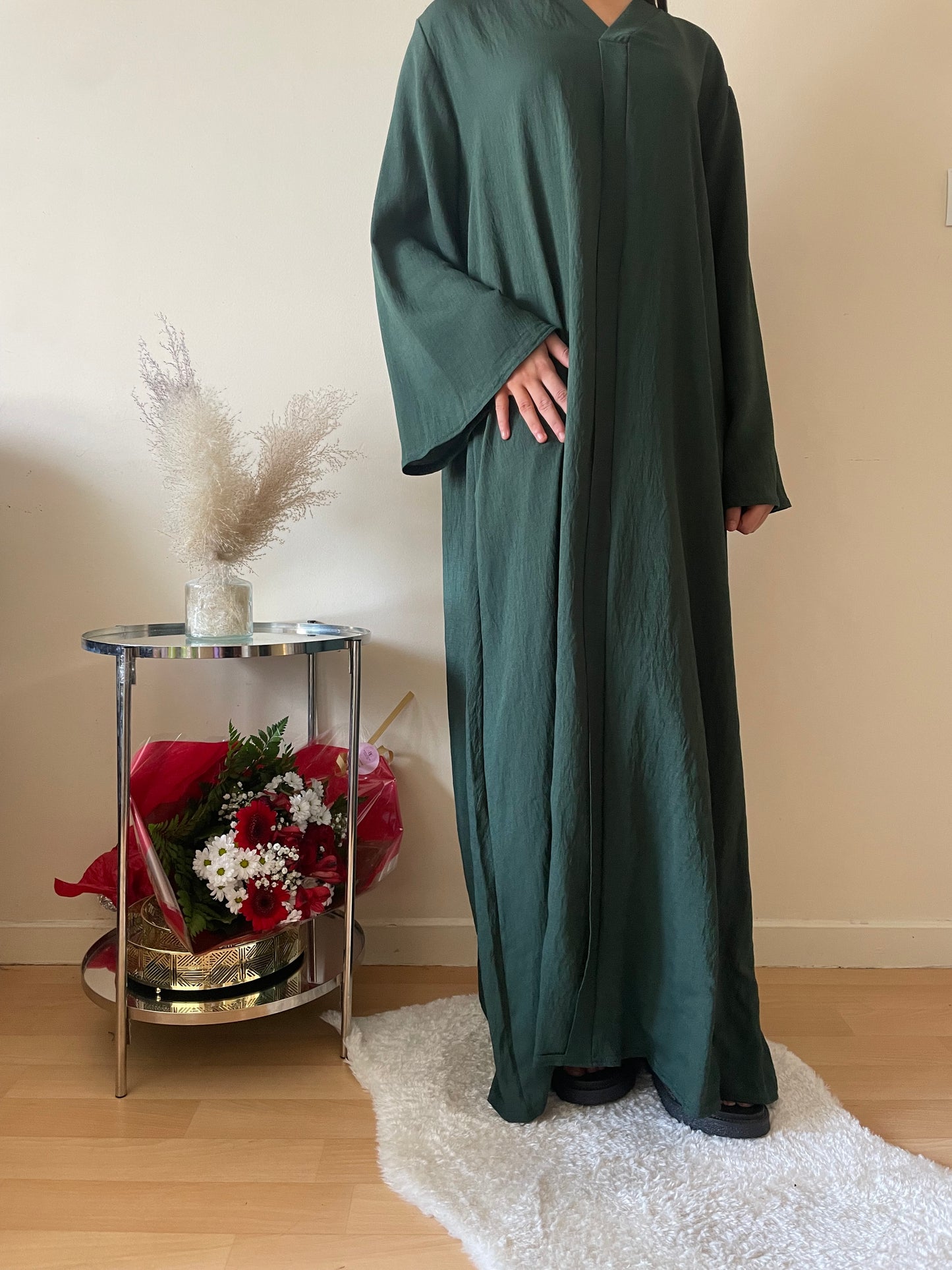 Abaya Emma vert forêt