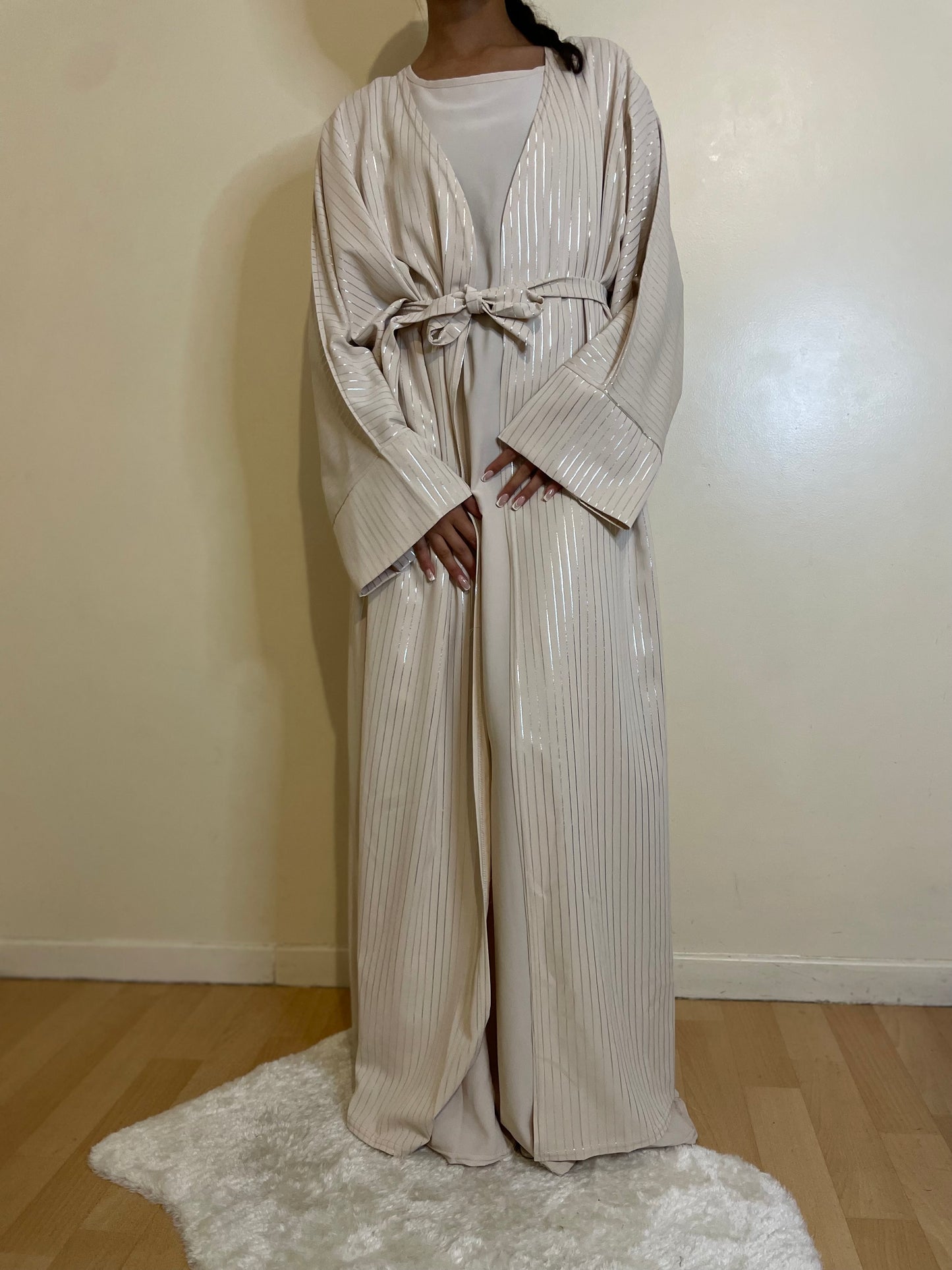 Ensemble kimono kheïna beige