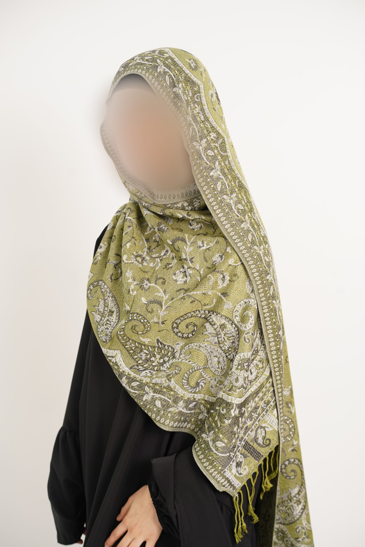 Foulard Emma vert pistache