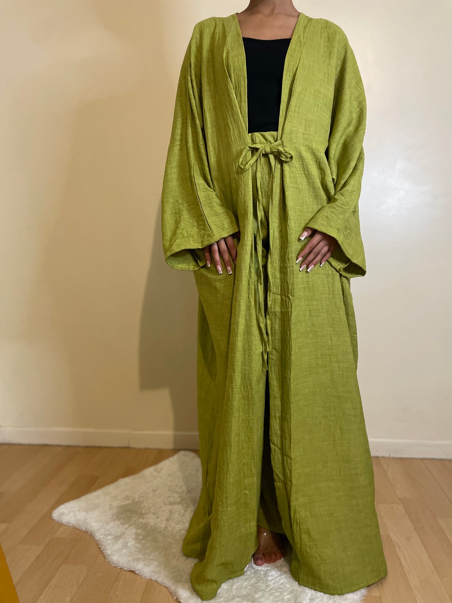 Ensemble Halima vert pistache