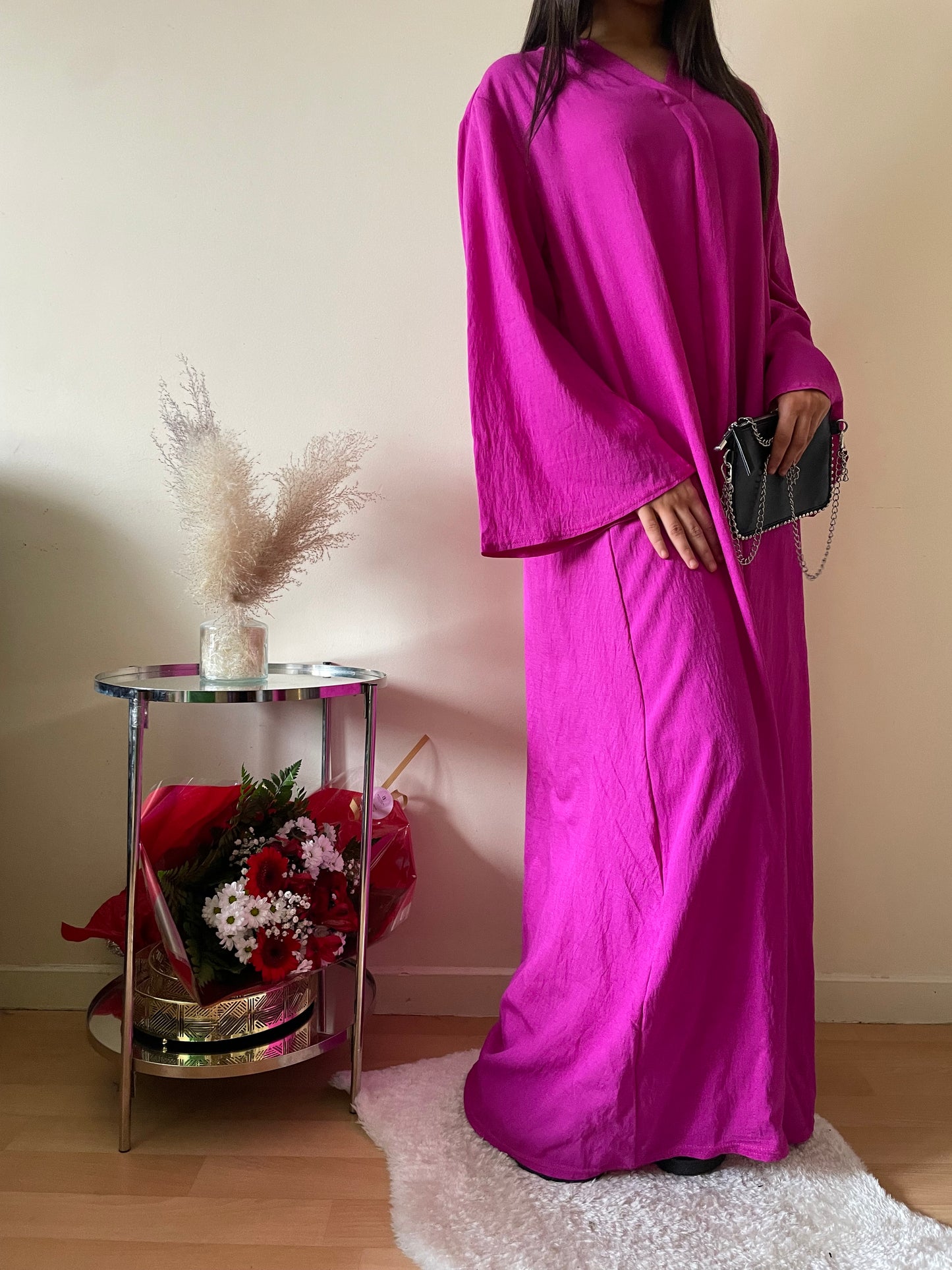 Abaya Emma rose fushia