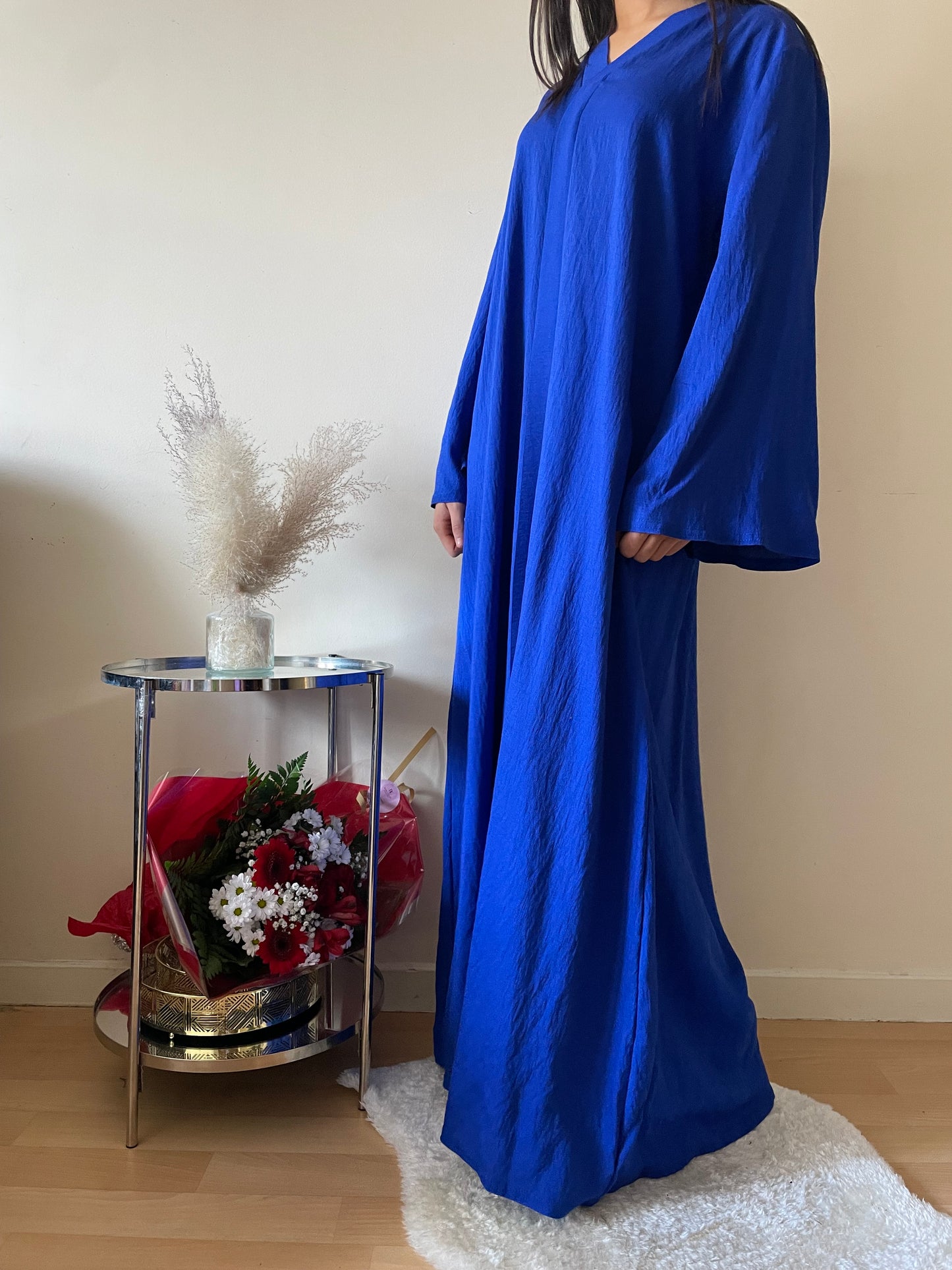 Abaya Emma bleu roi