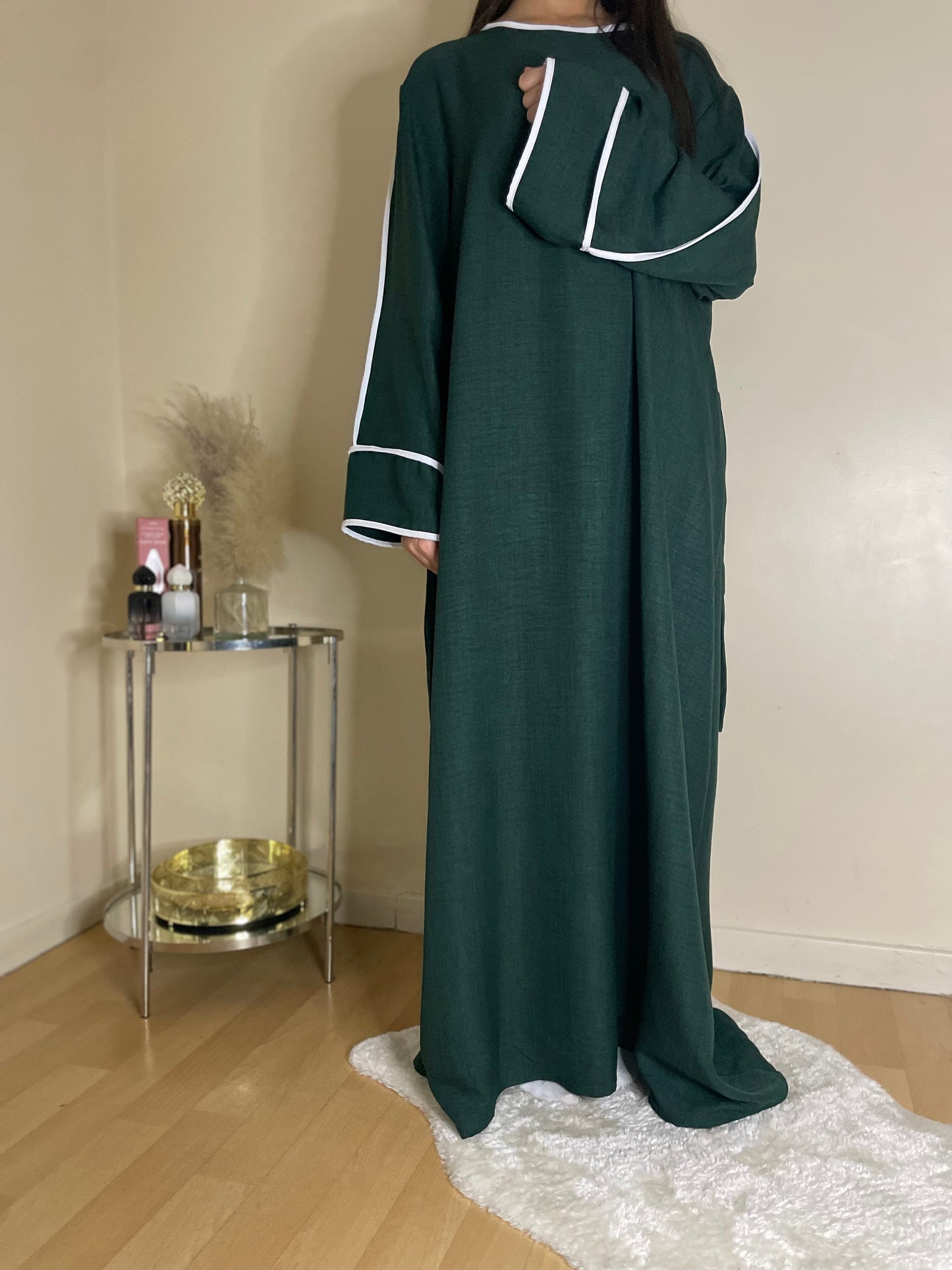 Abaya Samia vert forêt