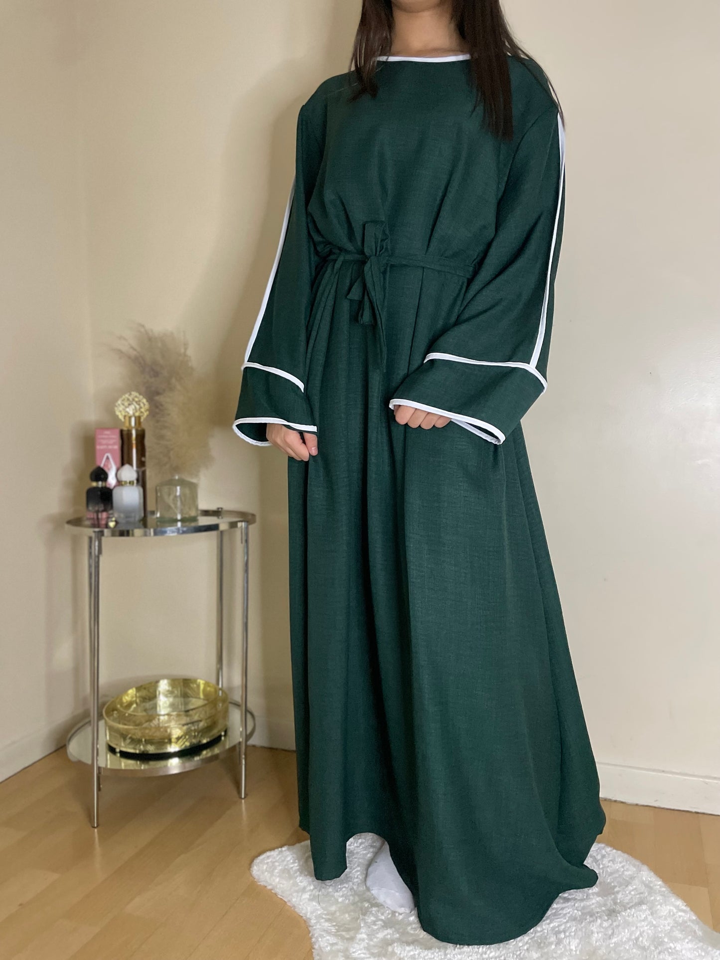 Abaya Samia vert forêt