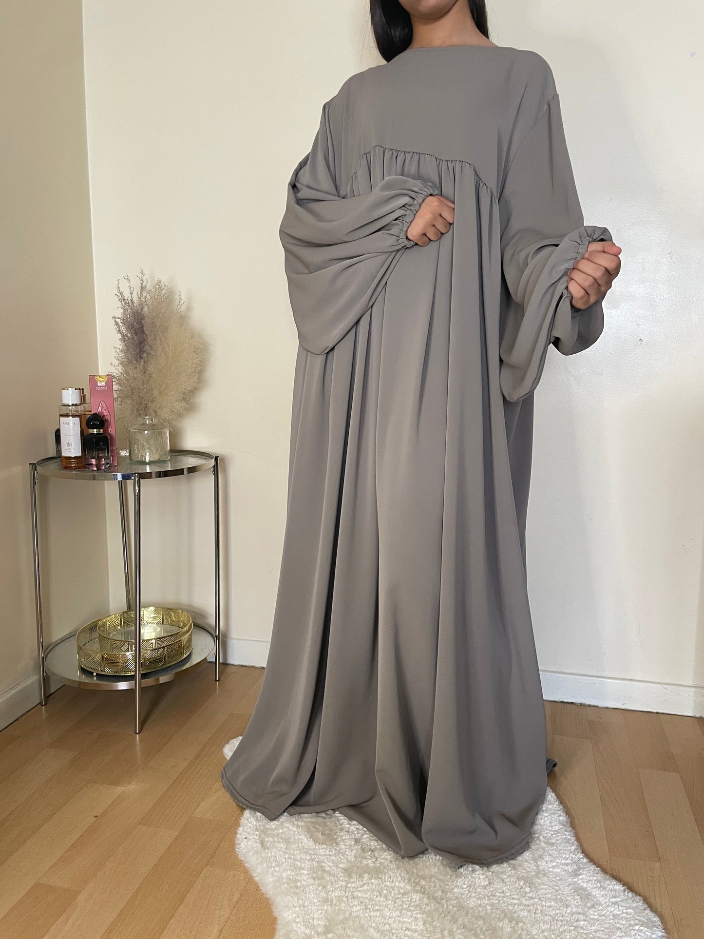 Abaya Cheïma gris foncé