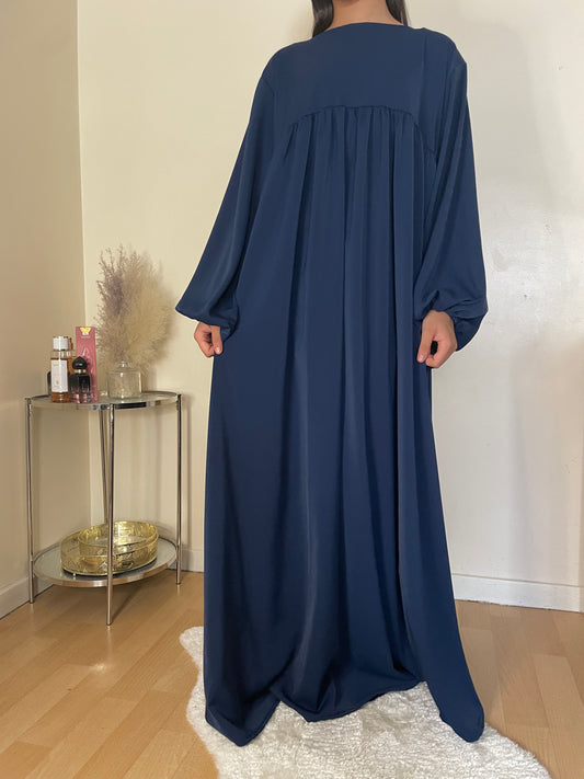 Abaya Cheïma bleu foncé