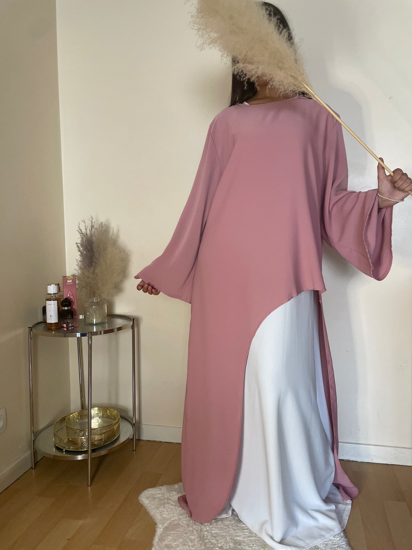 Abaya Esma rose pastels