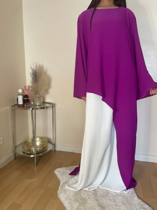 Abaya Esma violet prune