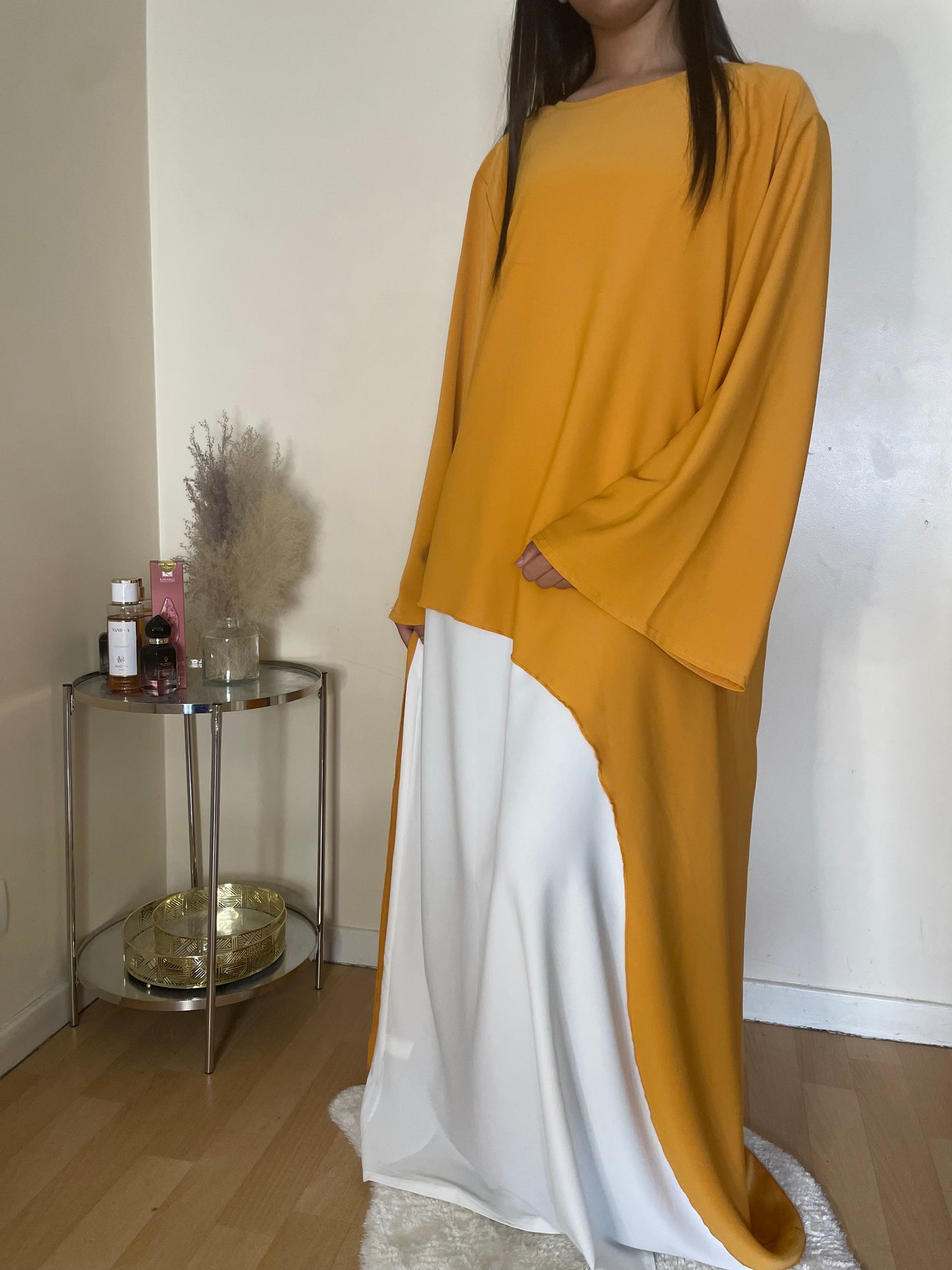 Abaya Esma jaune mourtade