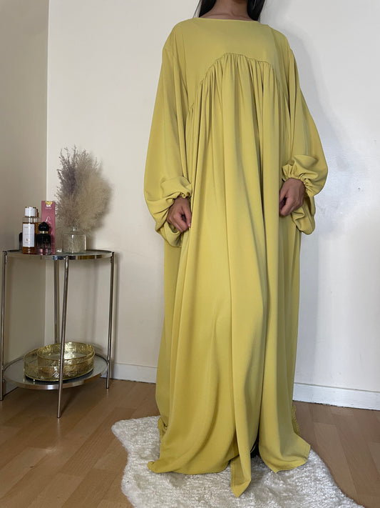 Abaya Cheïma jaune