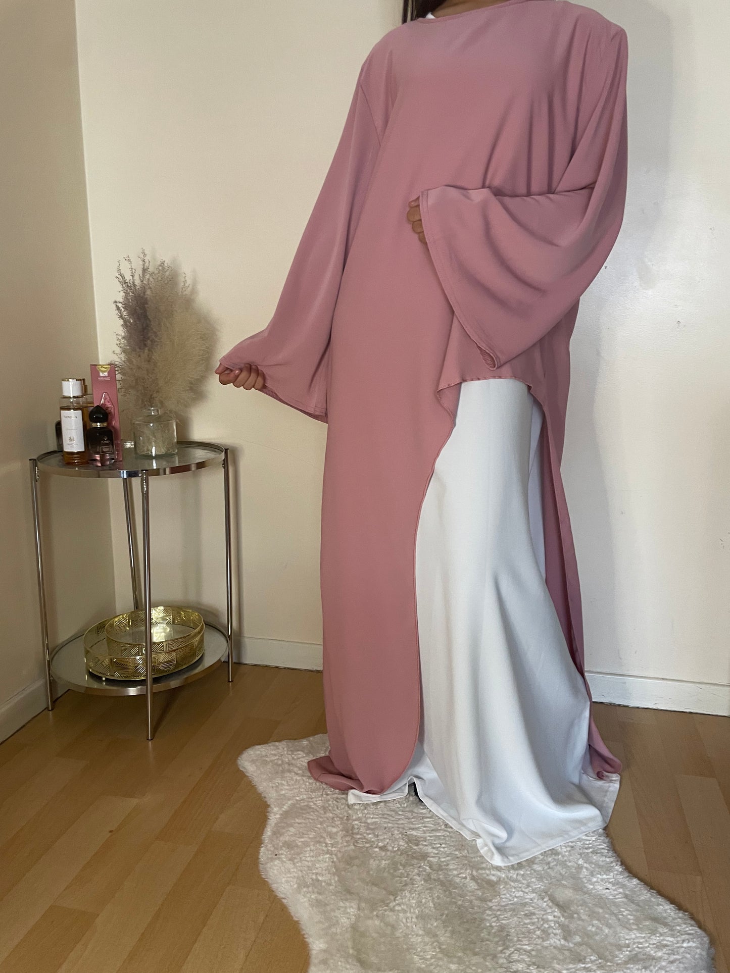 Abaya Esma rose pastels