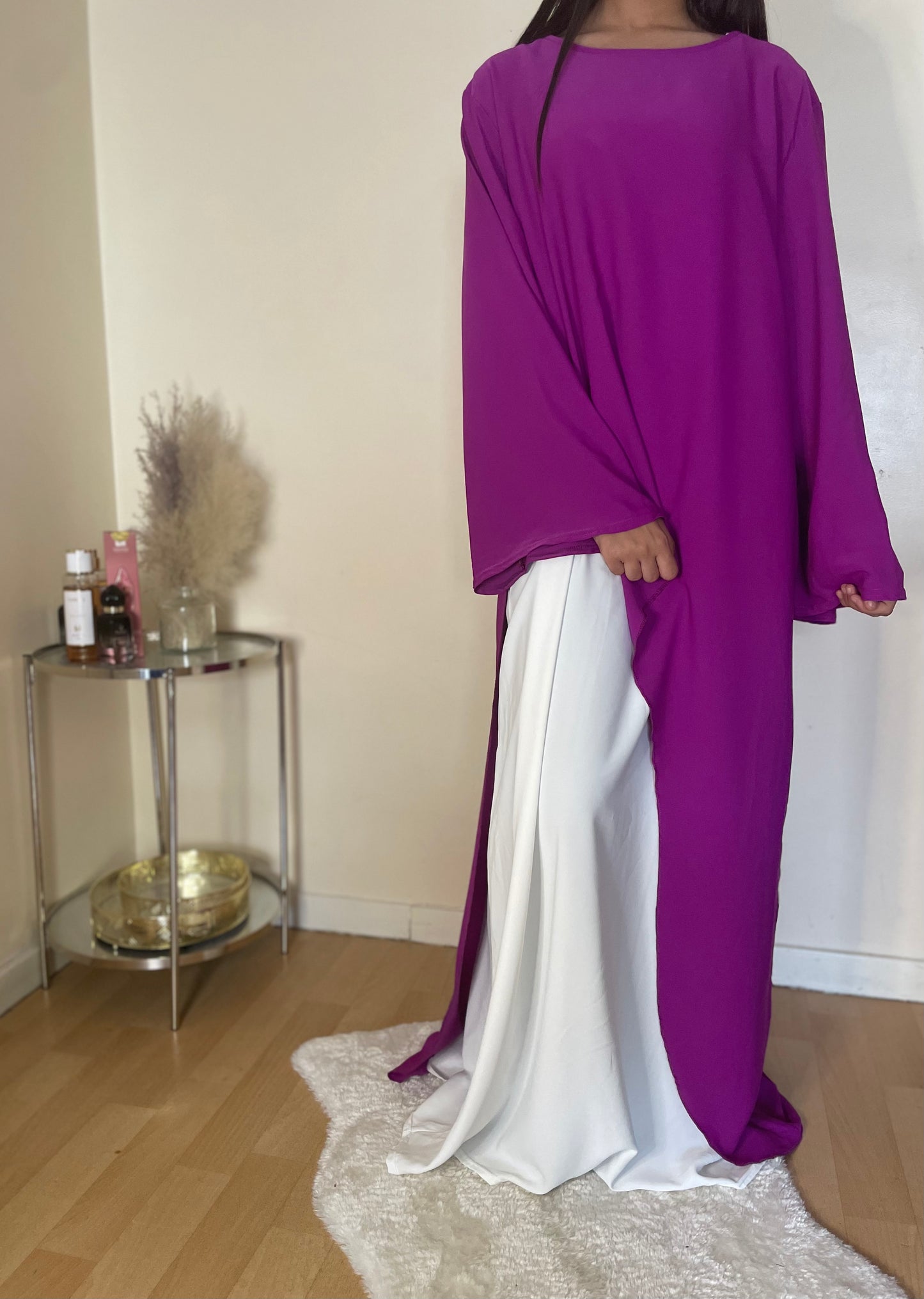 Abaya Esma violet prune