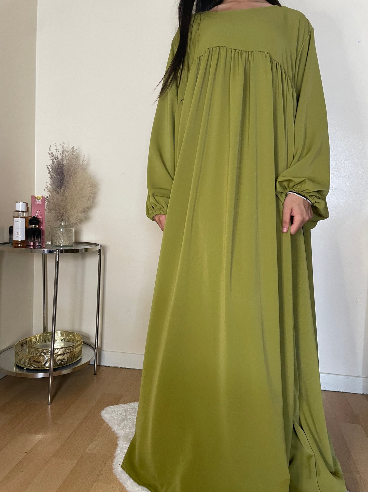 Abaya Cheïma vert olive