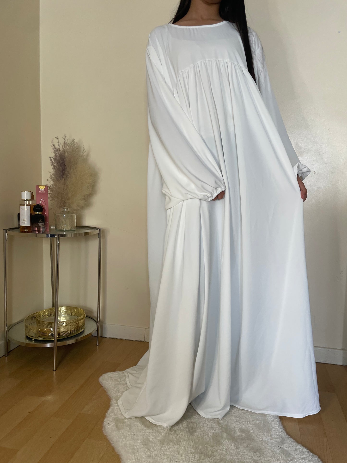 Abaya Cheïma blanc