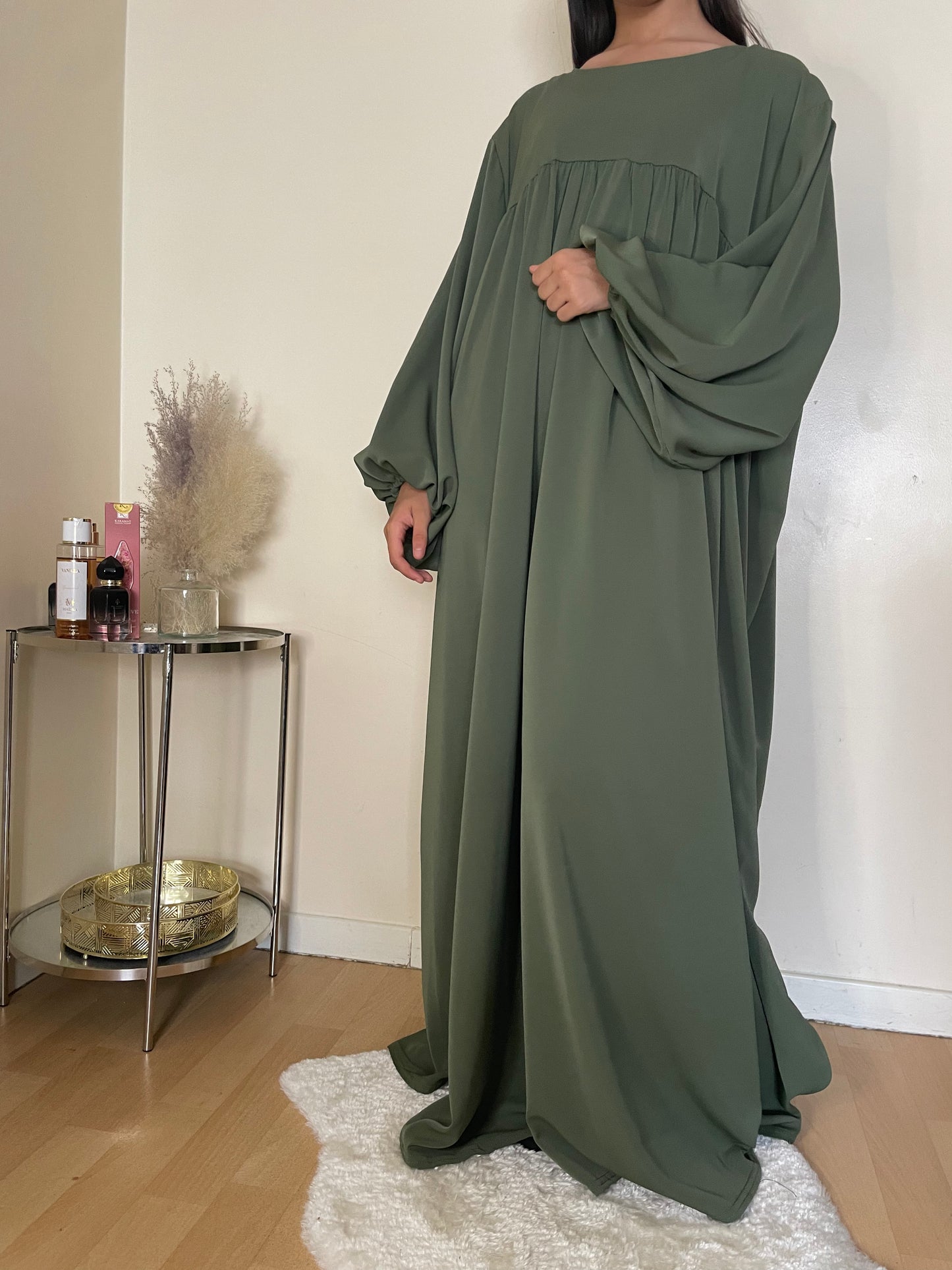 Abaya Cheïma vert kaki