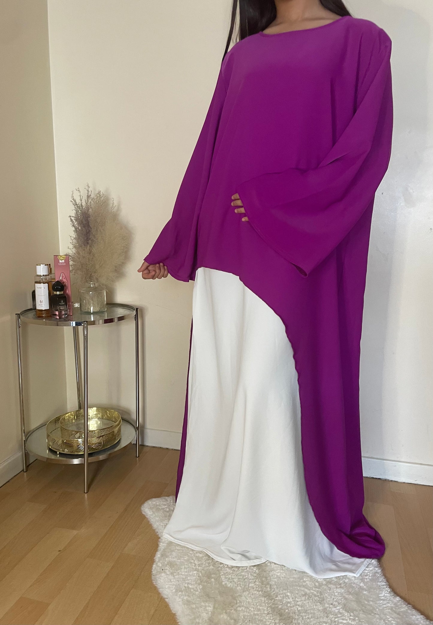 Abaya Esma violet prune