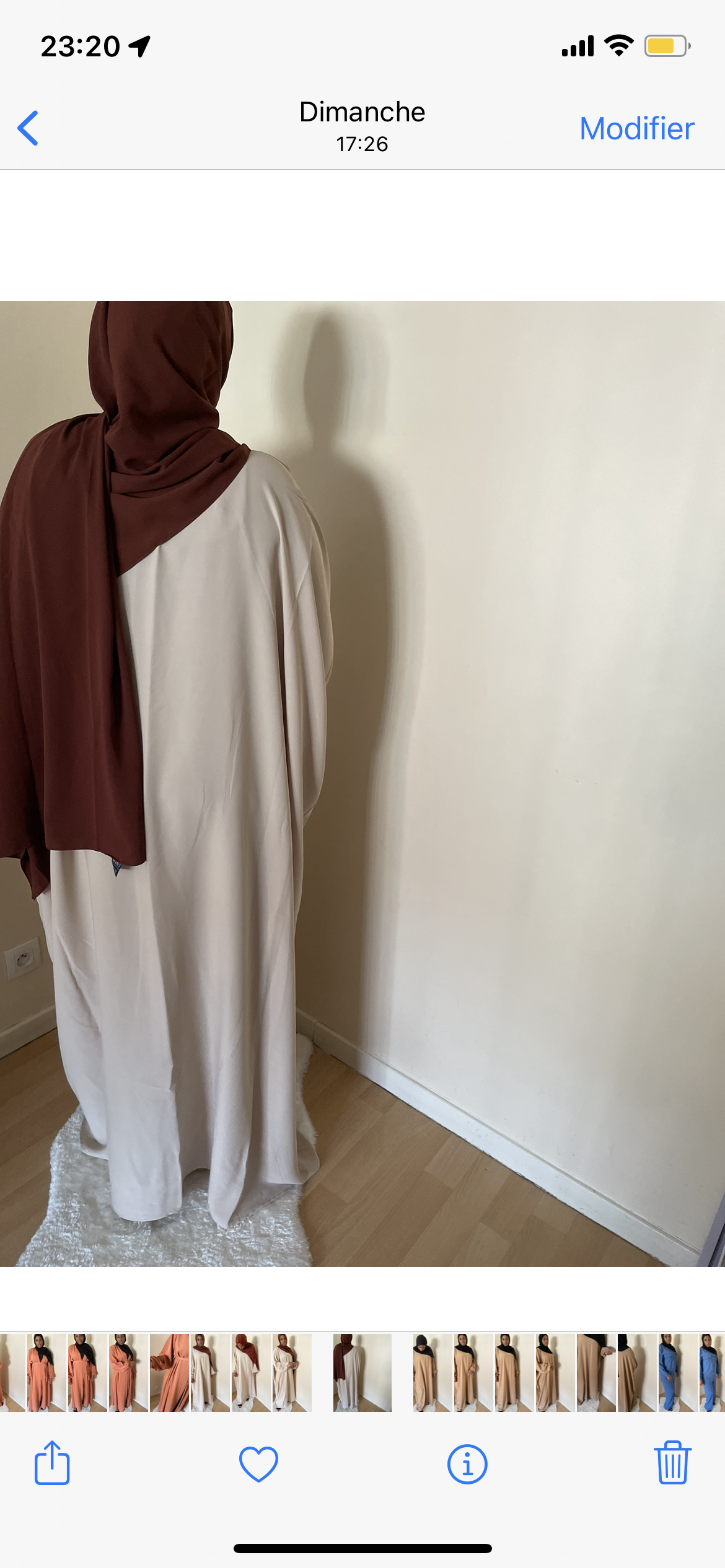 Abaya Aïsha beige