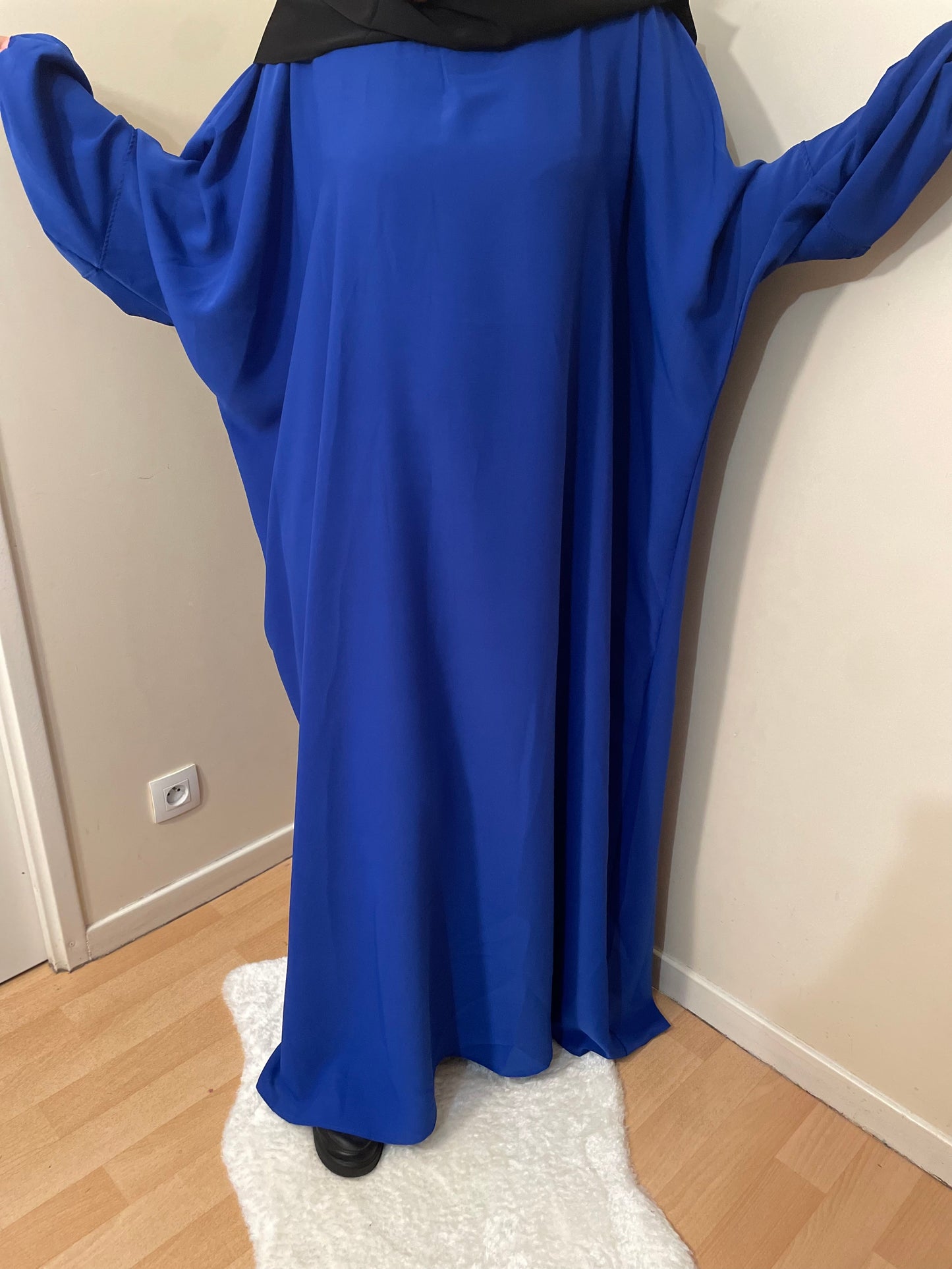 Abaya Aïsha bleu roi